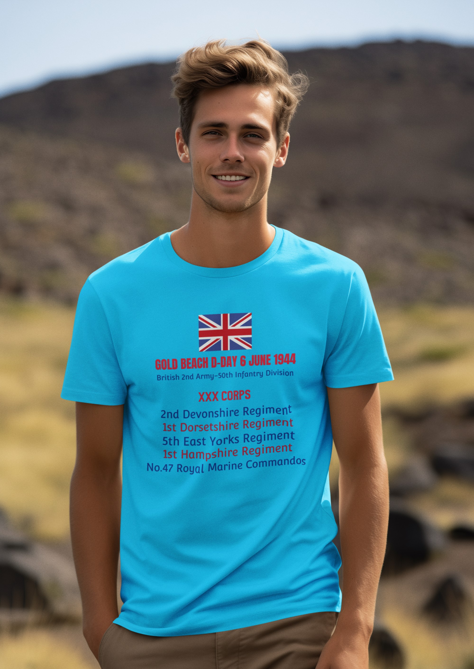 D-Day Gold Beach. D-Day Sword Beach. D-Day T-shirts commemorating 6 June 1944. Original designs for original minds. 