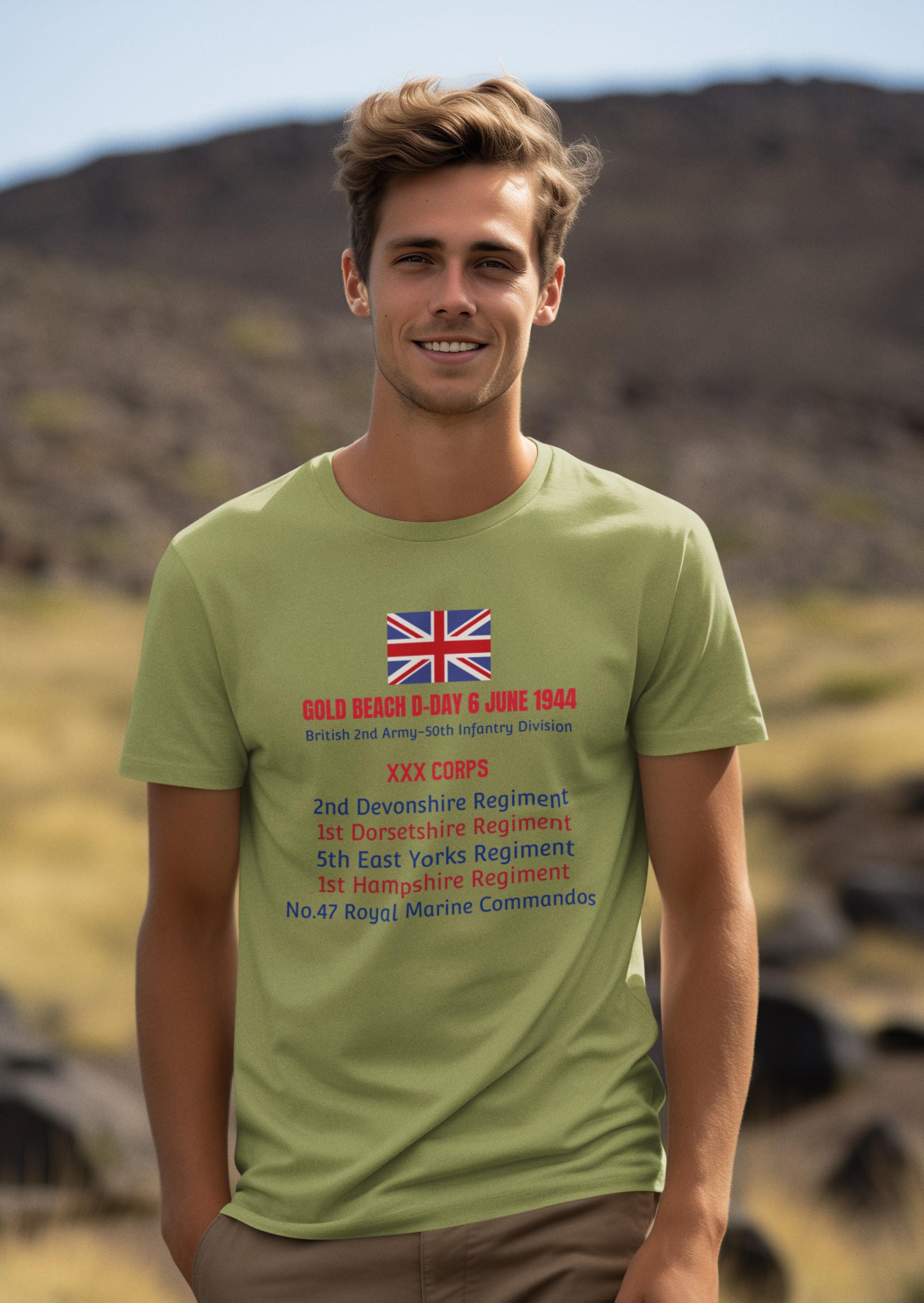 D-Day Gold Beach. D-Day Sword Beach. D-Day T-shirts commemorating 6 June 1944. Original designs for original minds. 