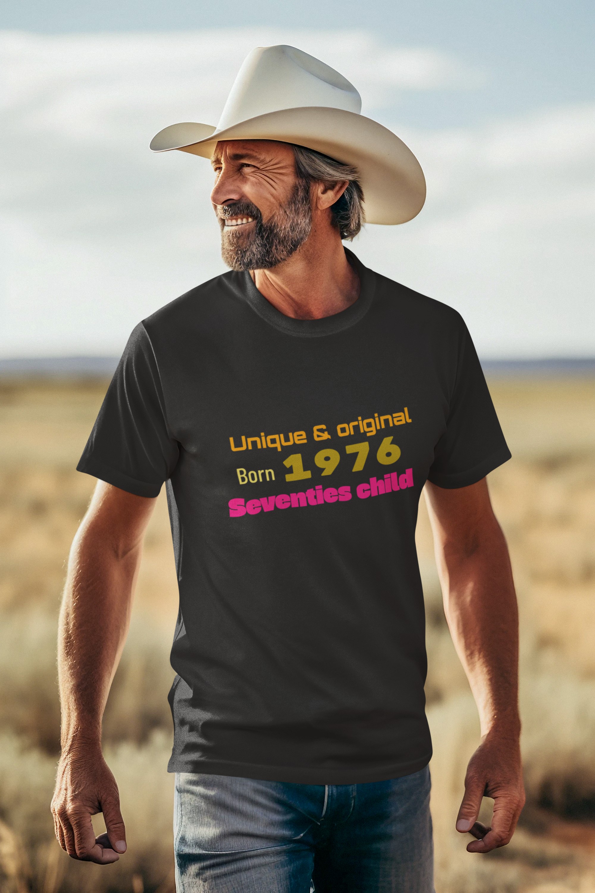 Unique and original seventies child T-Shirt. From 1975-1979. Birthday year gift T-Shirt. Original designs for original minds. 