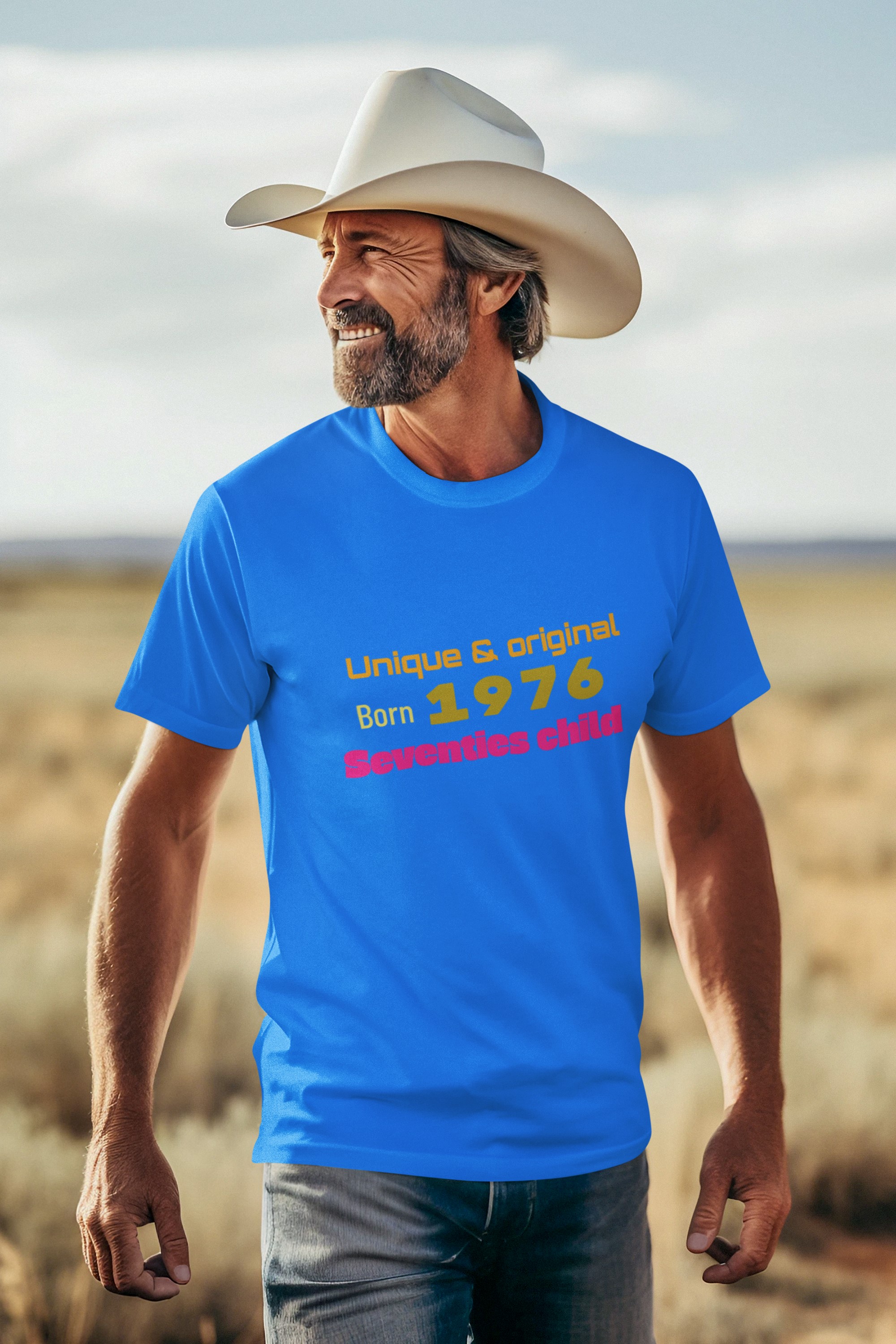 Unique and original seventies child T-Shirt. From 1975-1979. Birthday year gift T-Shirt. Original designs for original minds. 
