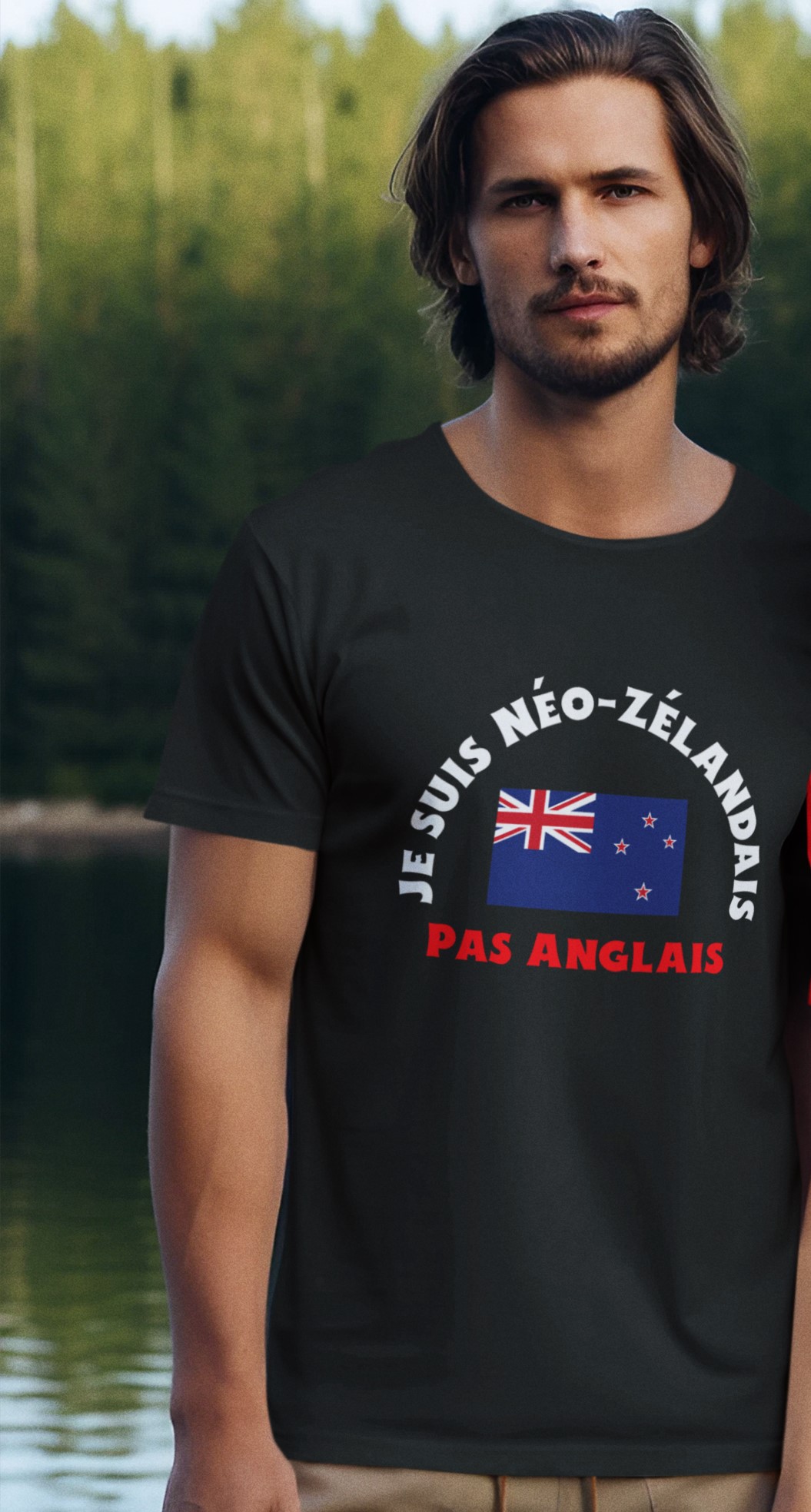 I'm a New Zealander not English T-Shirt. Fun, helpful aid whilst in France or a French speaking country.