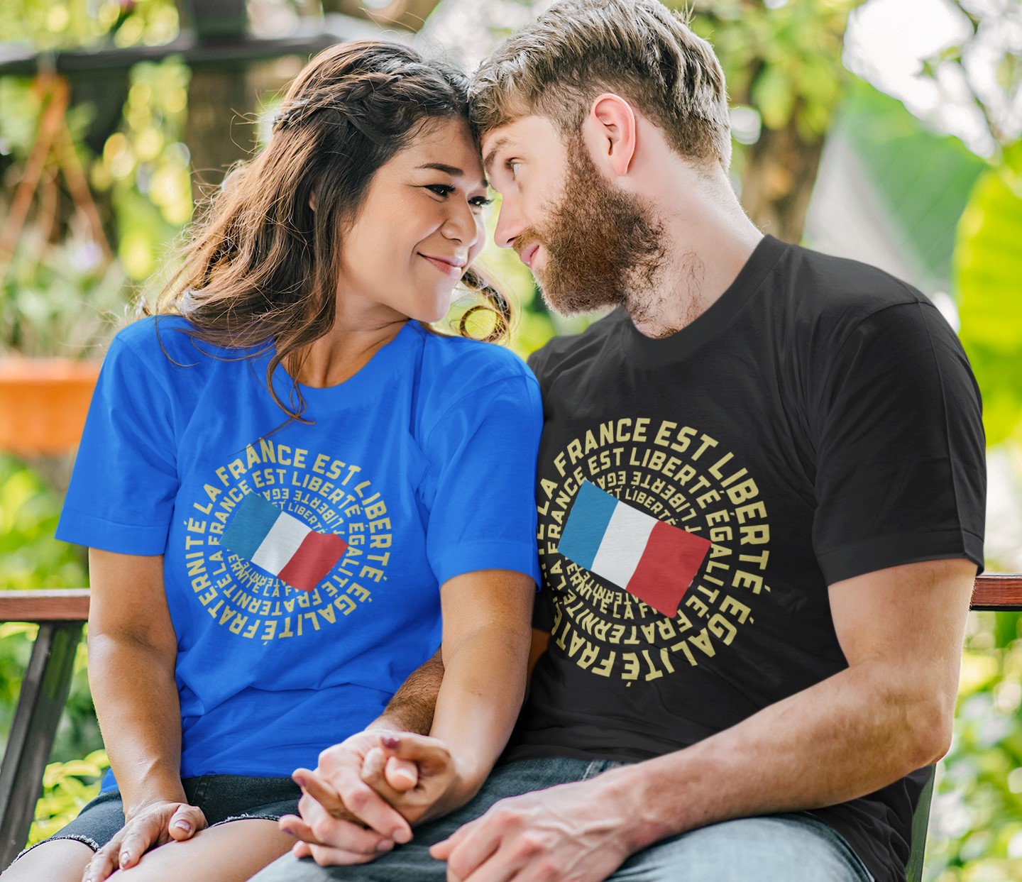 'France is Liberty equality Fraternity' Unisex T-Shirt. Celebrate the founding principles of the French Republic. Original designs for original minds.