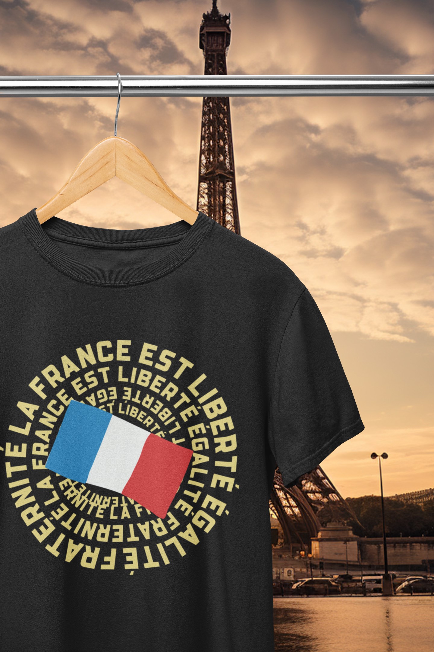'France is Liberty equality Fraternity' Unisex T-Shirt. Celebrate the founding principles of the French Republic. Original designs for original minds.