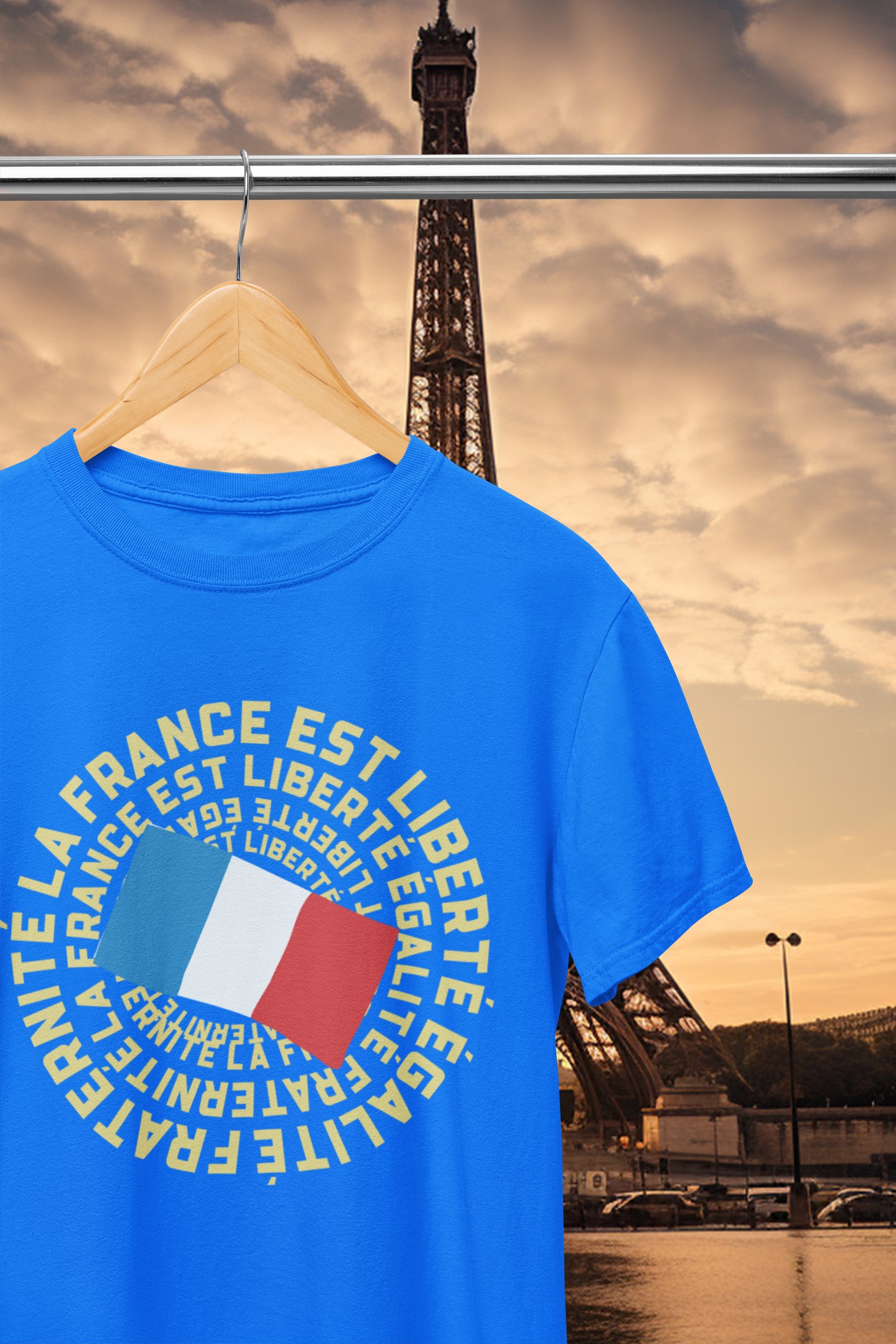 'France is Liberty equality Fraternity' Unisex T-Shirt. Celebrate the founding principles of the French Republic. Original designs for original minds.