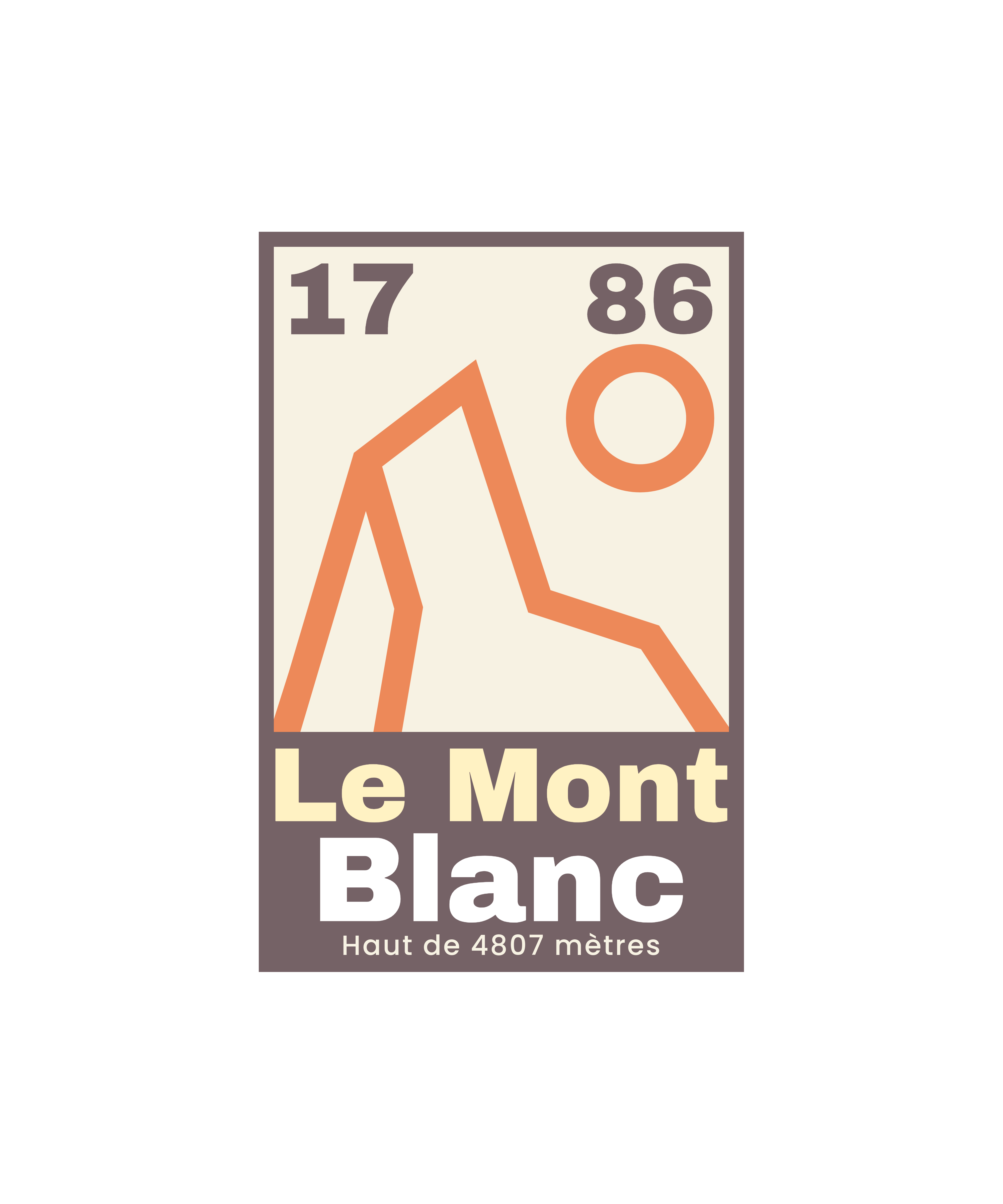'Le Mont Blanc' mythic mountain in the Alps T-shirt. Unisex. Original designs for original minds.