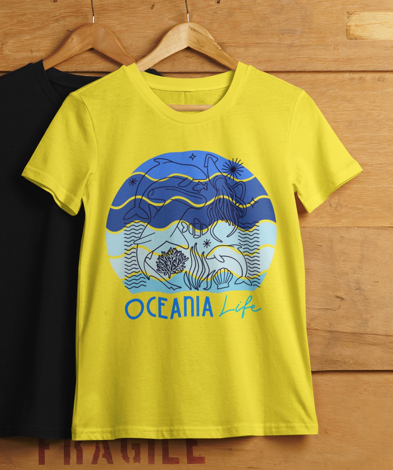 'Oceania Life' T-shirt. Celebrate the species oceanic. Original designs for original minds