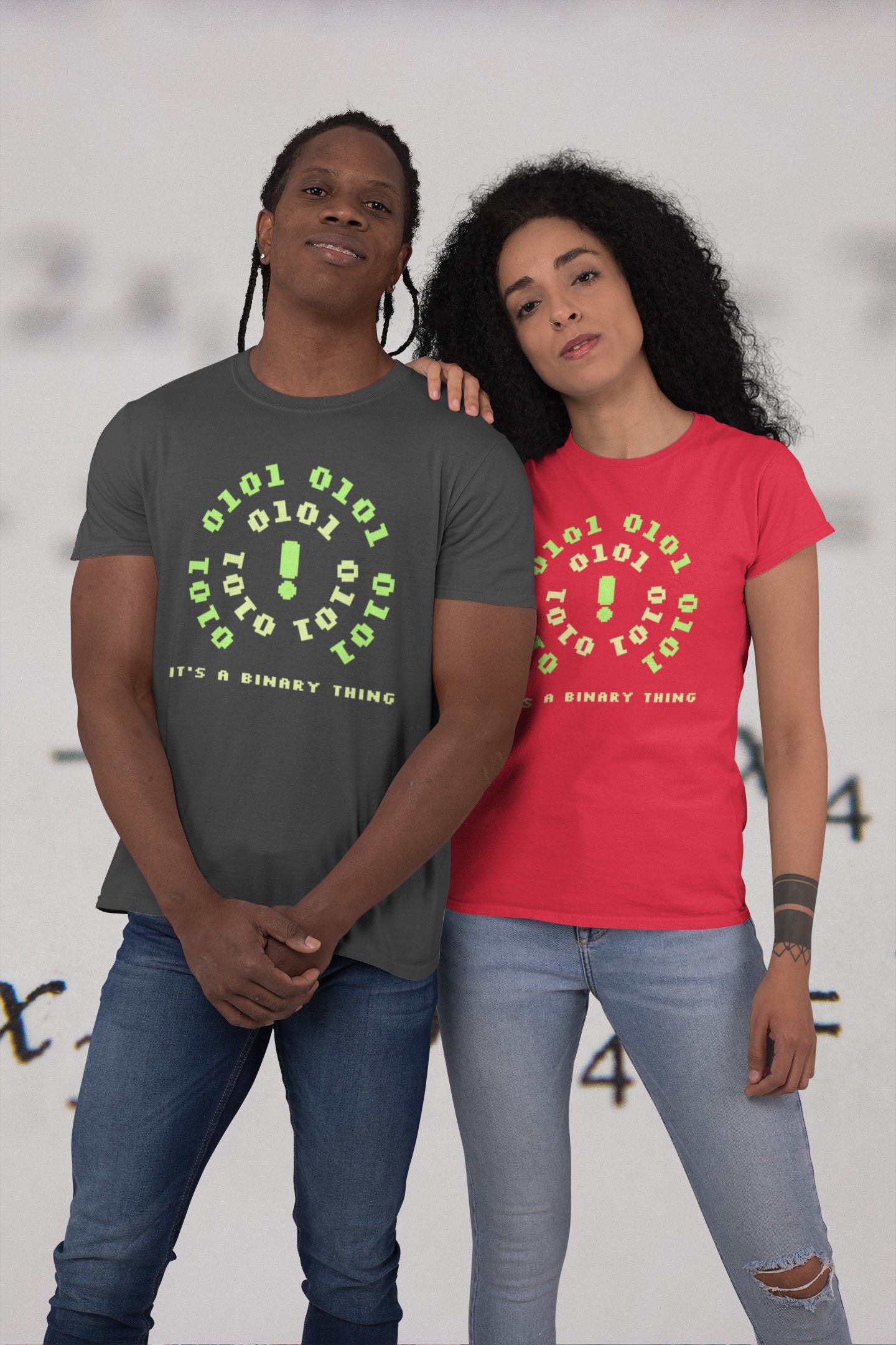 'Its a Binary thing' T-shirt. Fun in mathematics. Original designs for original minds.