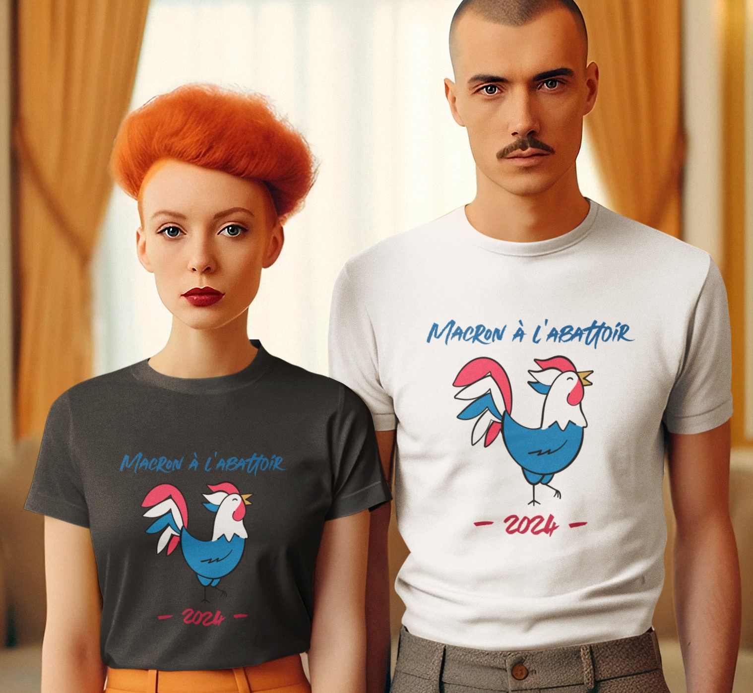 Election Française 2024 Anti Macron T-shirt