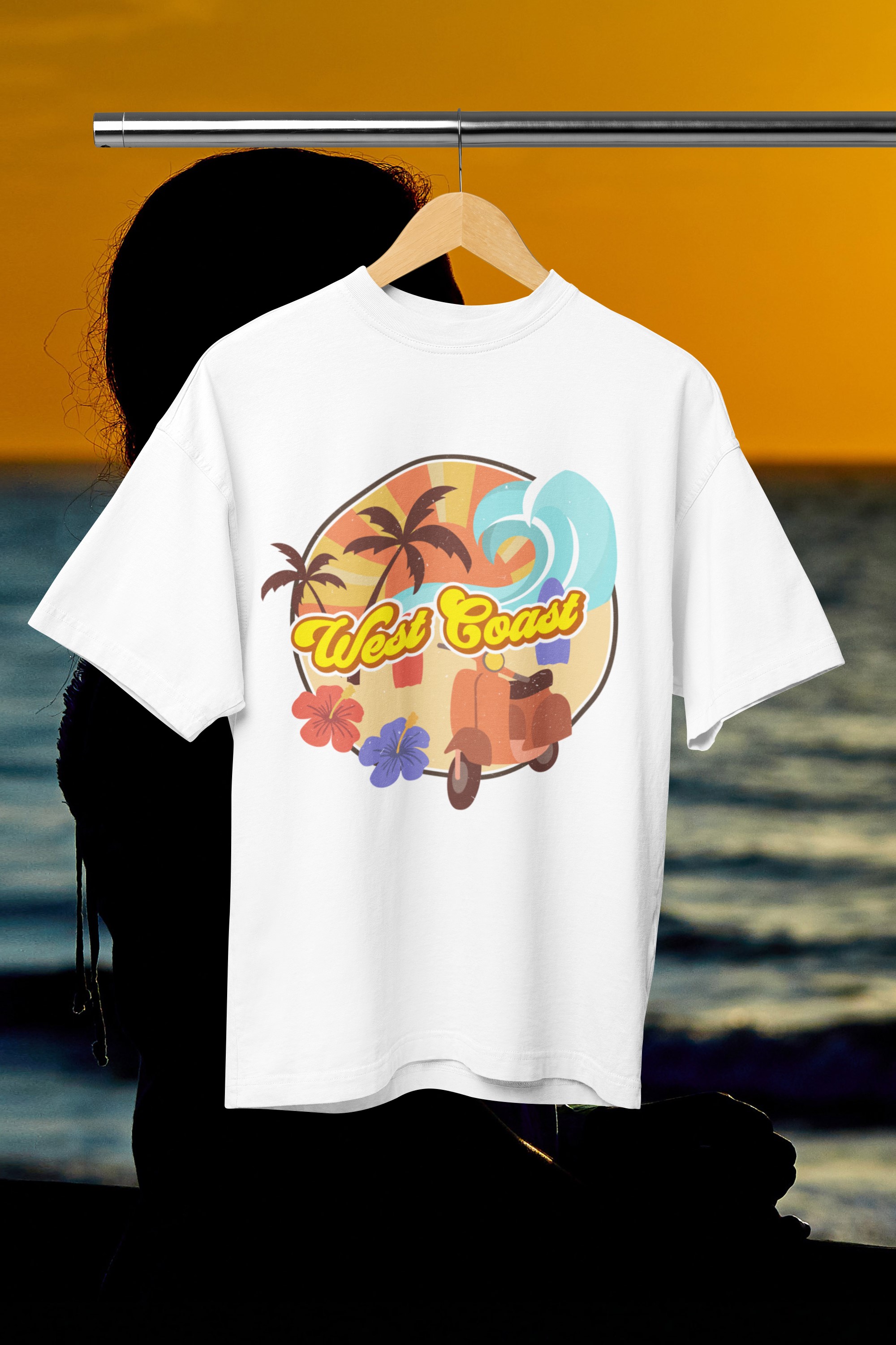 Holiday West Coast T-Shirt. Step out in style this summer. Original designs for original minds.