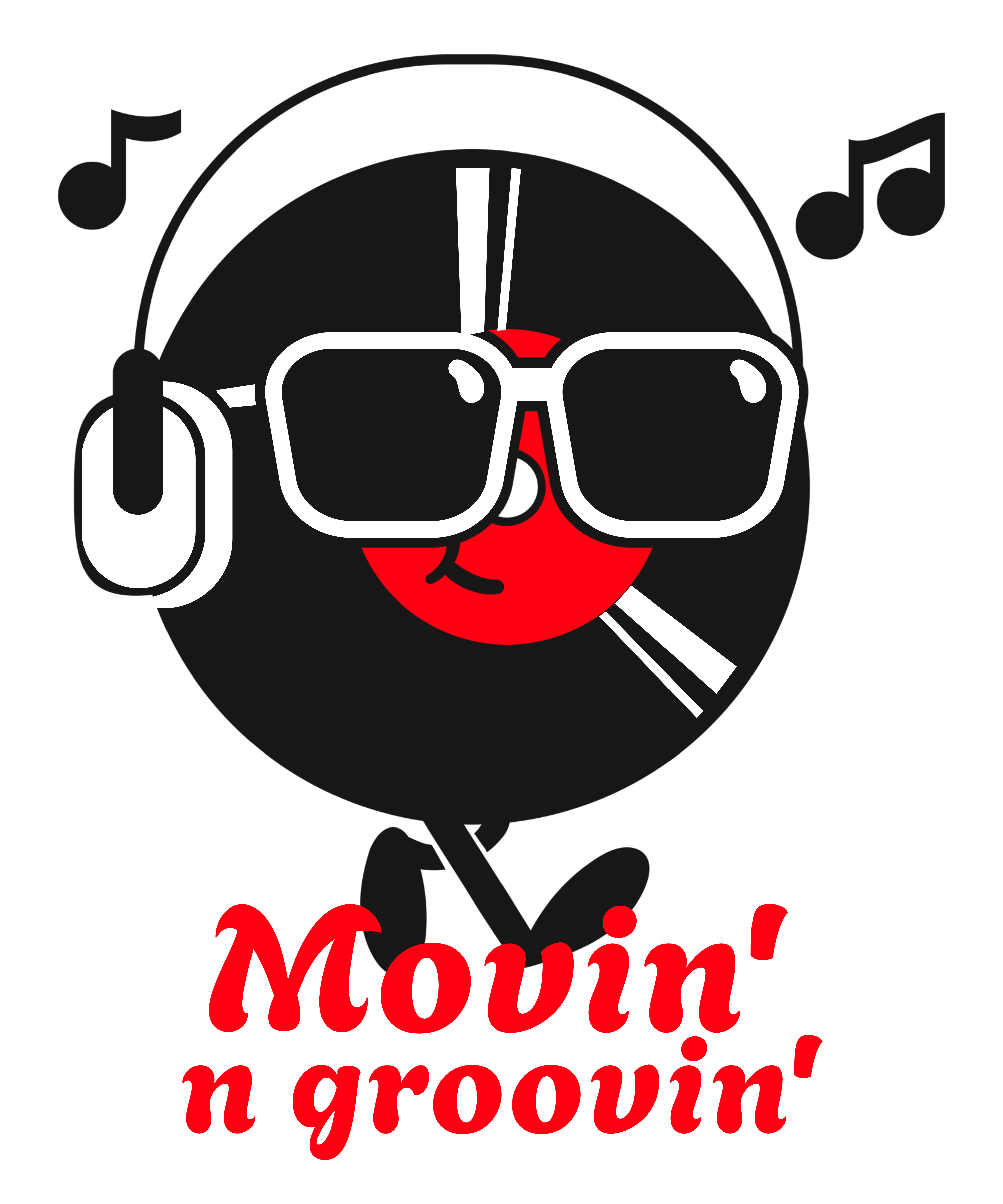Retro Movin' n groovin' T-Shirt. Vinyl record lovers and the sound of our youth. Original designs for original minds.