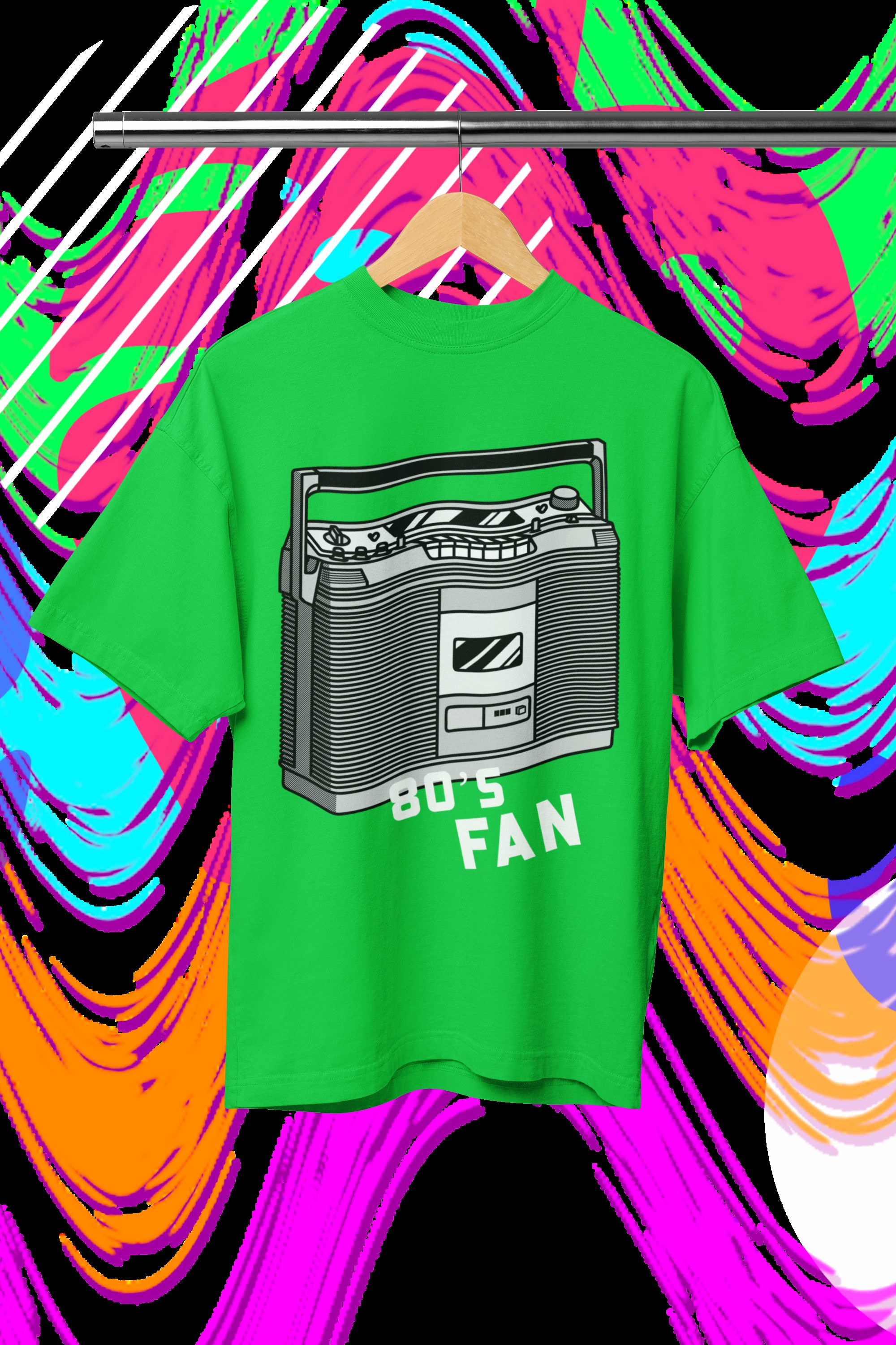 Retro 80s Beatbox 80s Fan T-Shirt. Step back in style with our original design.