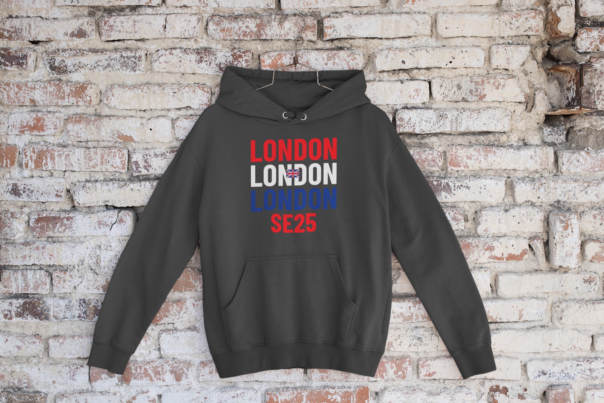 London SE25 T-Shirt range. London SE25 famous for these London landmarks: Crystal Palace Dinosaur park, South Norwood lake, Woodside park.