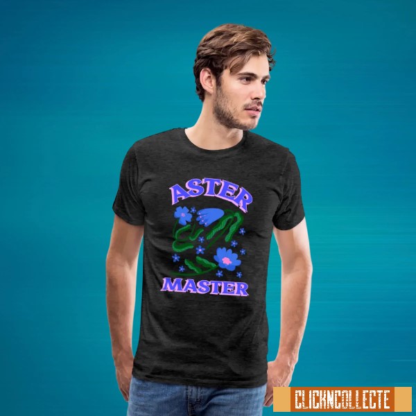 Gardening 'Aster master' t-shirt Unisex premium quality apparel.