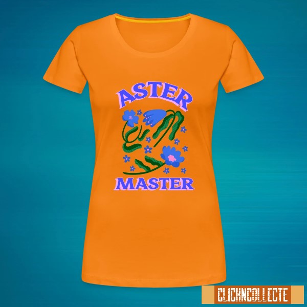 Gardening 'Aster master' t-shirt Unisex premium quality apparel.