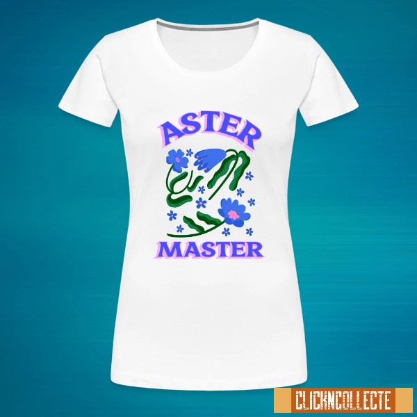 Gardening 'Aster master' t-shirt Unisex premium quality apparel.