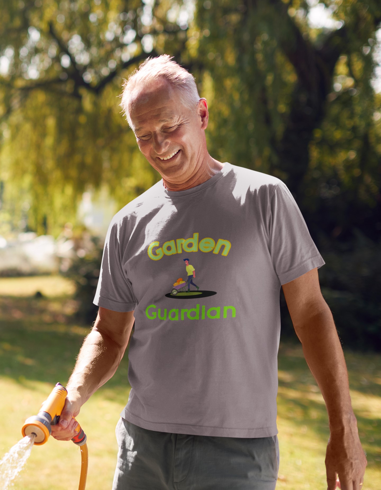 Gardening 'Garden guardian' T-shirt. Unisex premium quality apparel