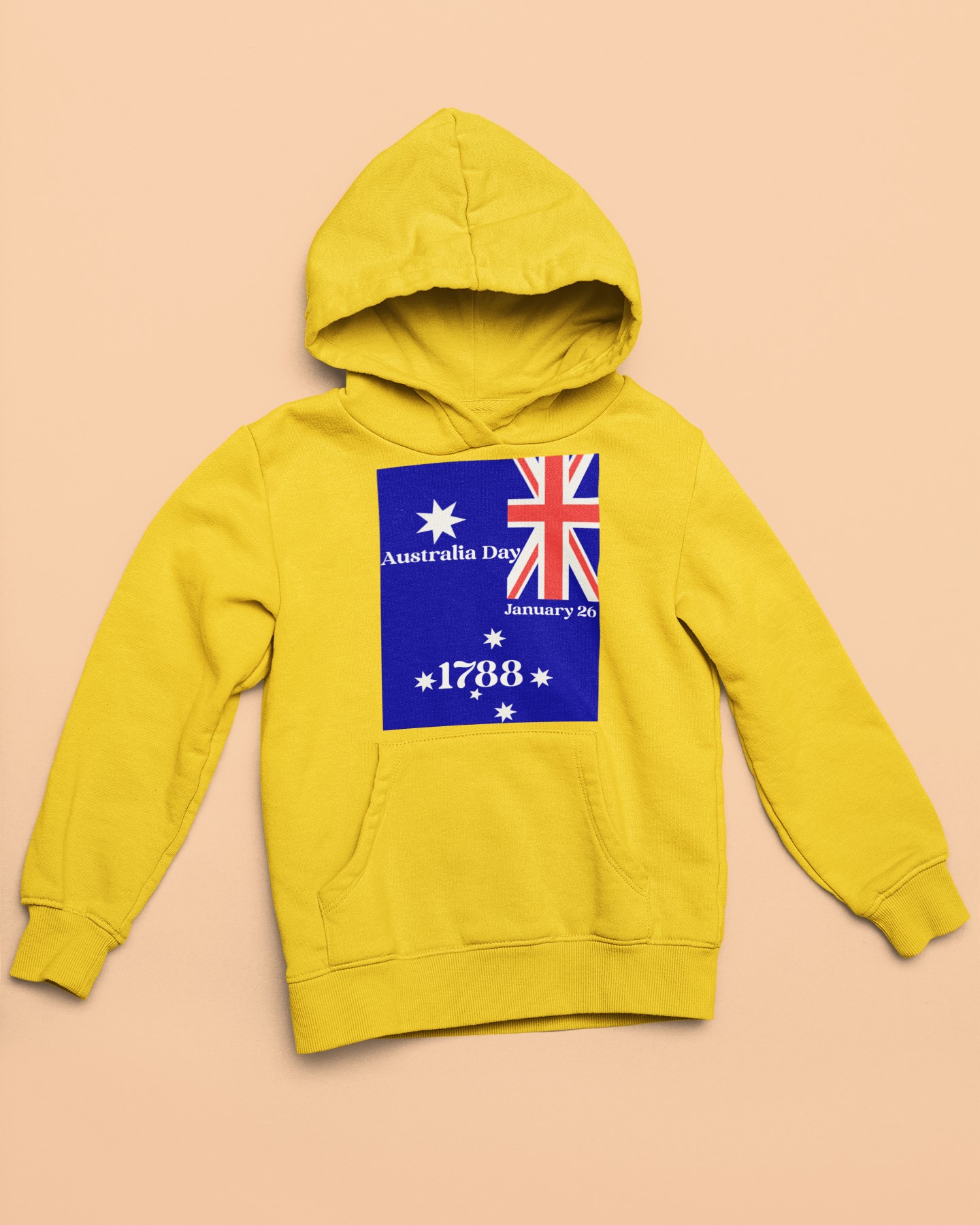 Australia Day and Terra Australis Graphic Hoodie