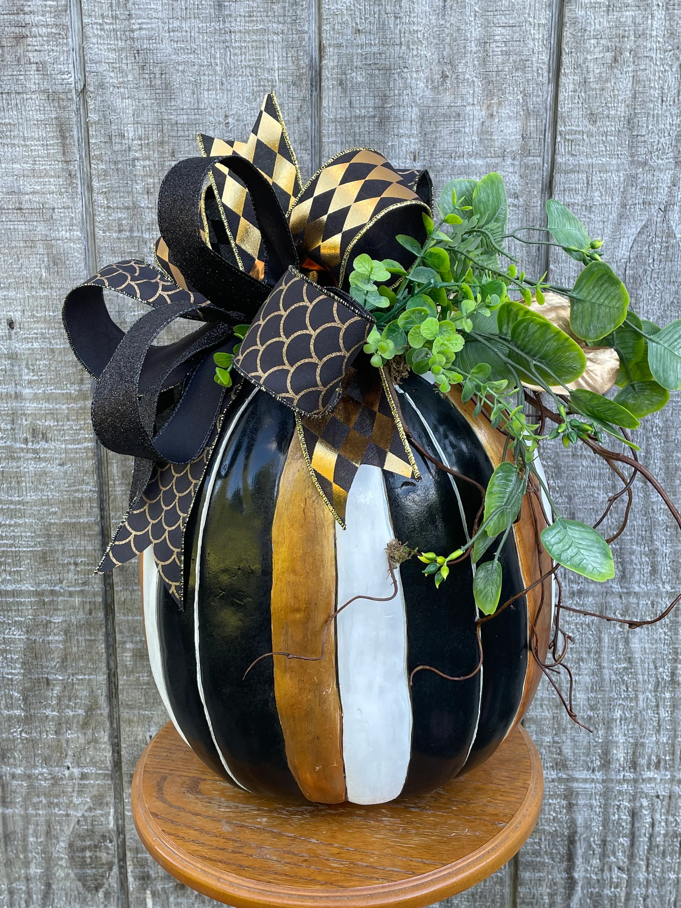 Black and Gold Pumpkin