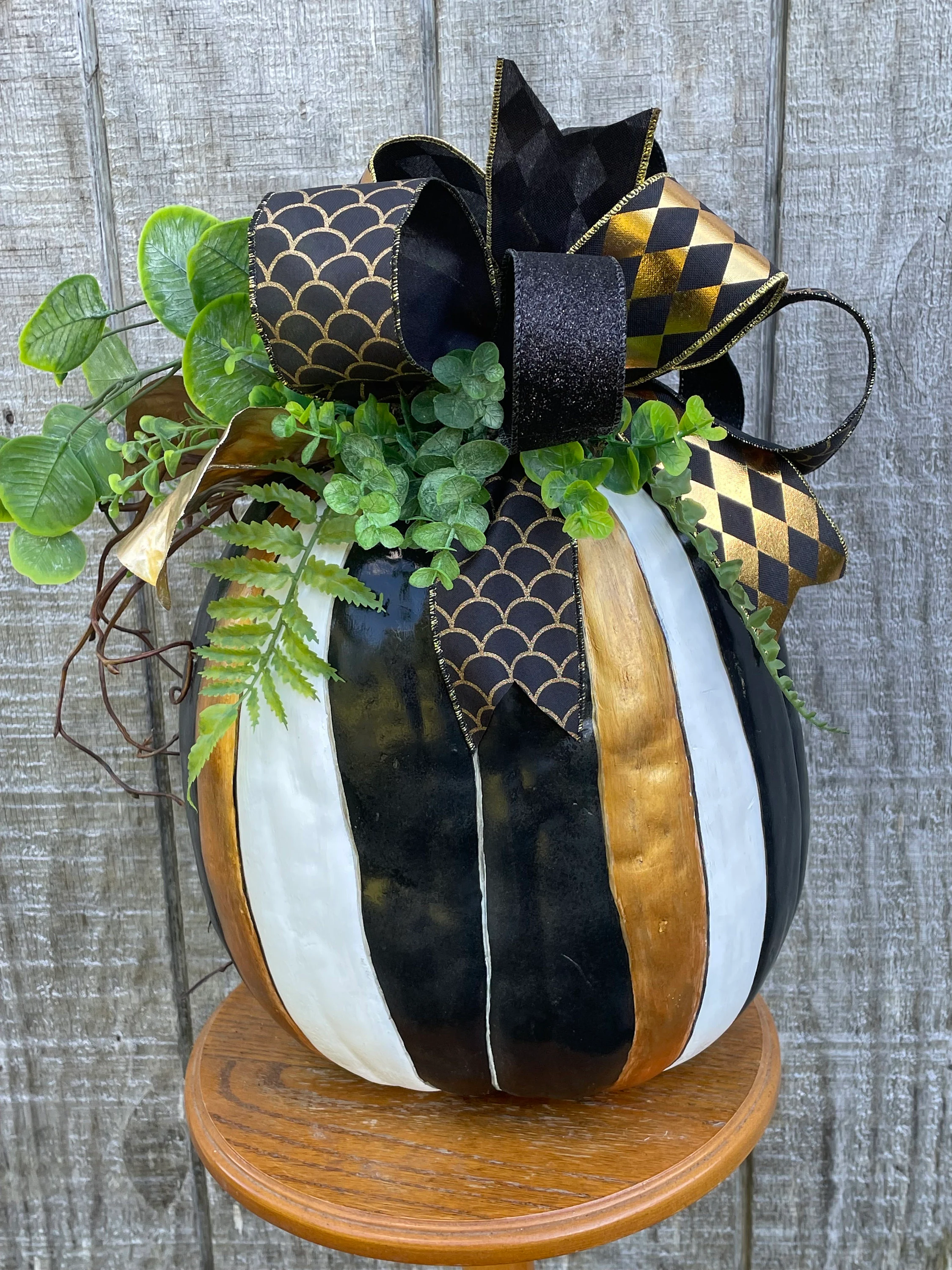 Black and Gold Pumpkin