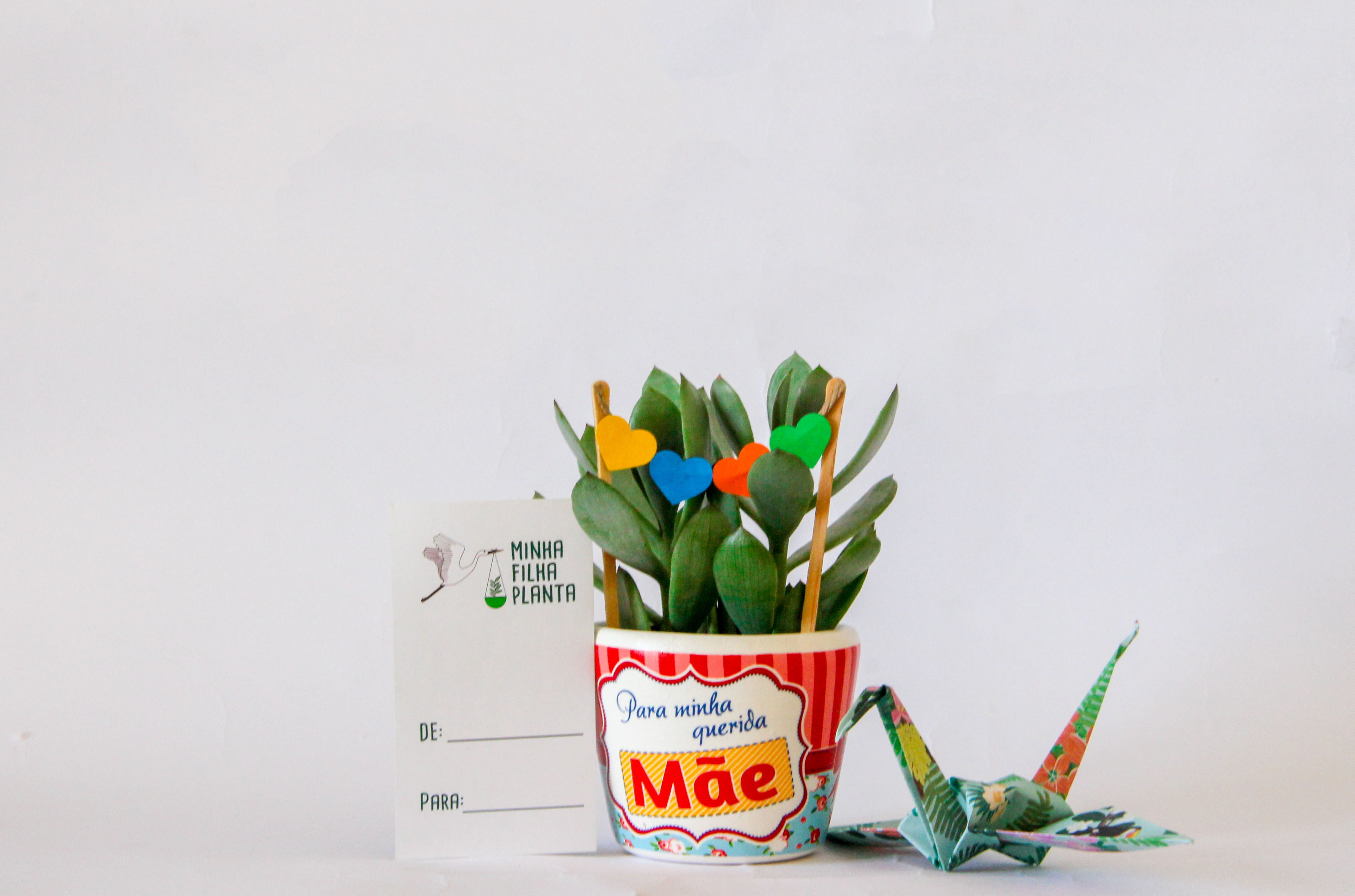 Vaso "Para minha mãe querida"