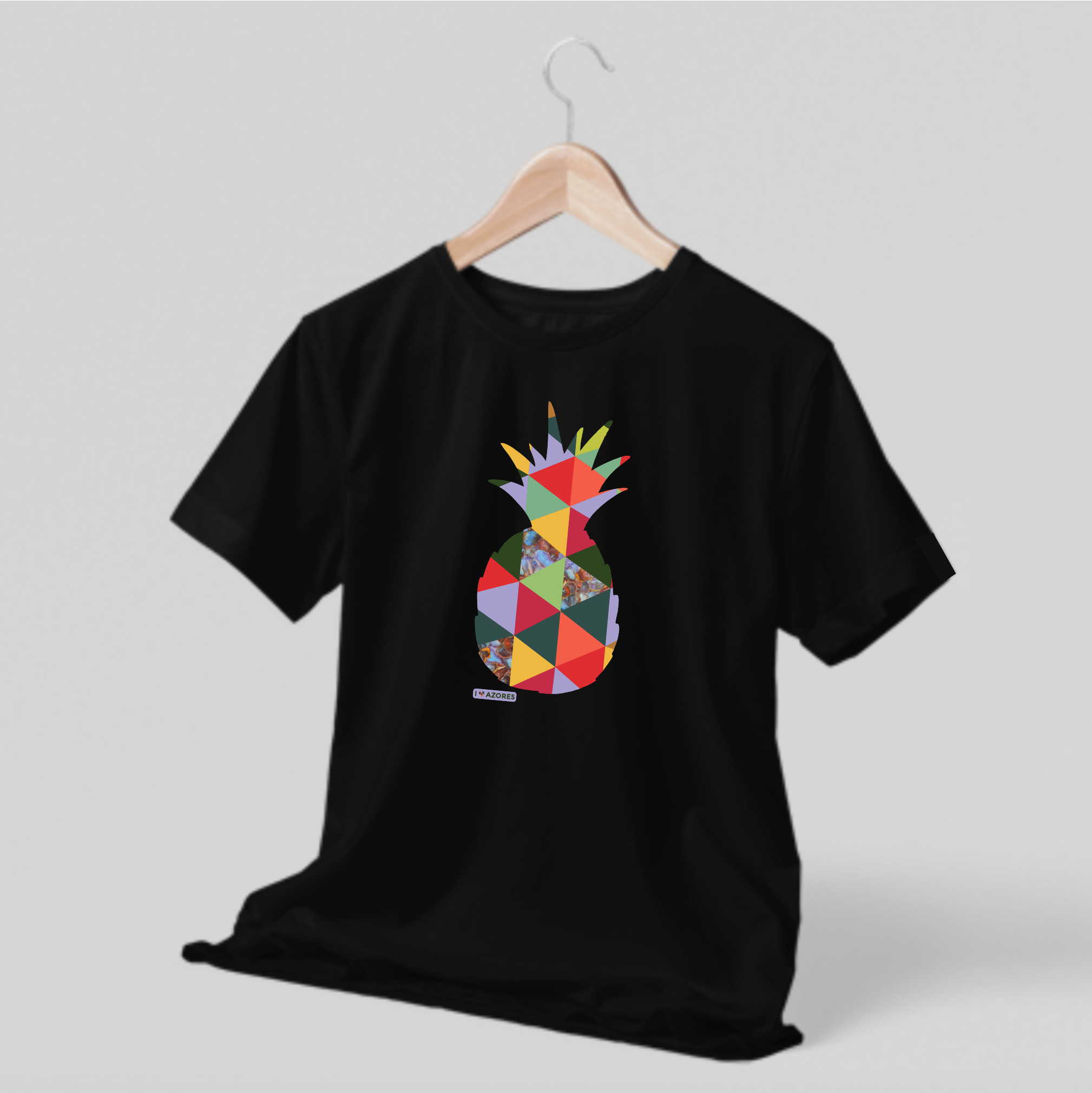T-shirt Preta Ananás