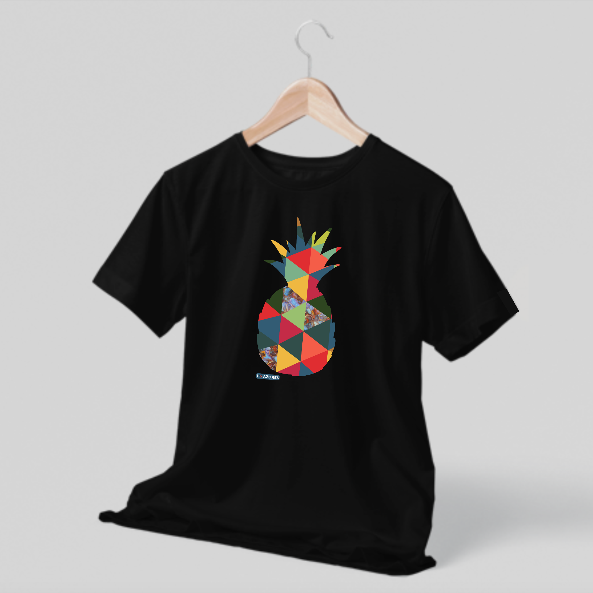 T-shirt Preta Ananás 