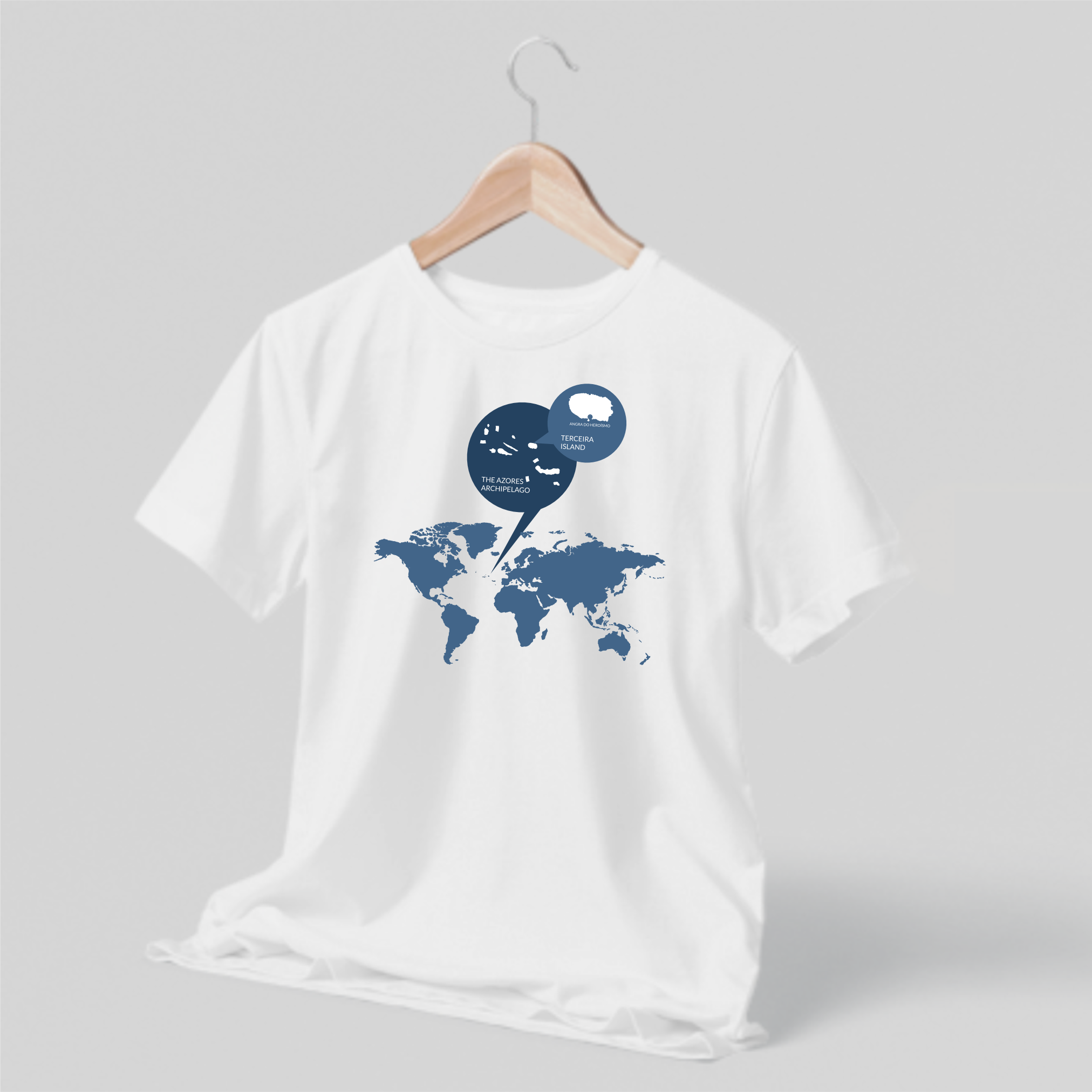 T-shirt Mapa Açores