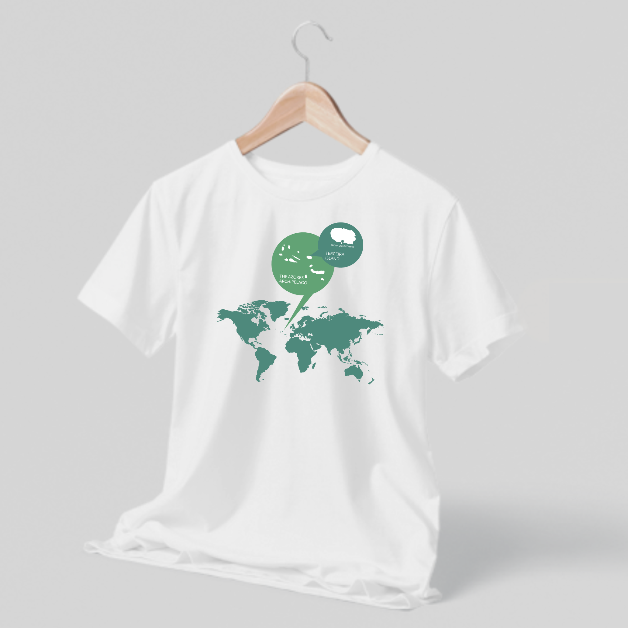 T-shirt Mapa Açores