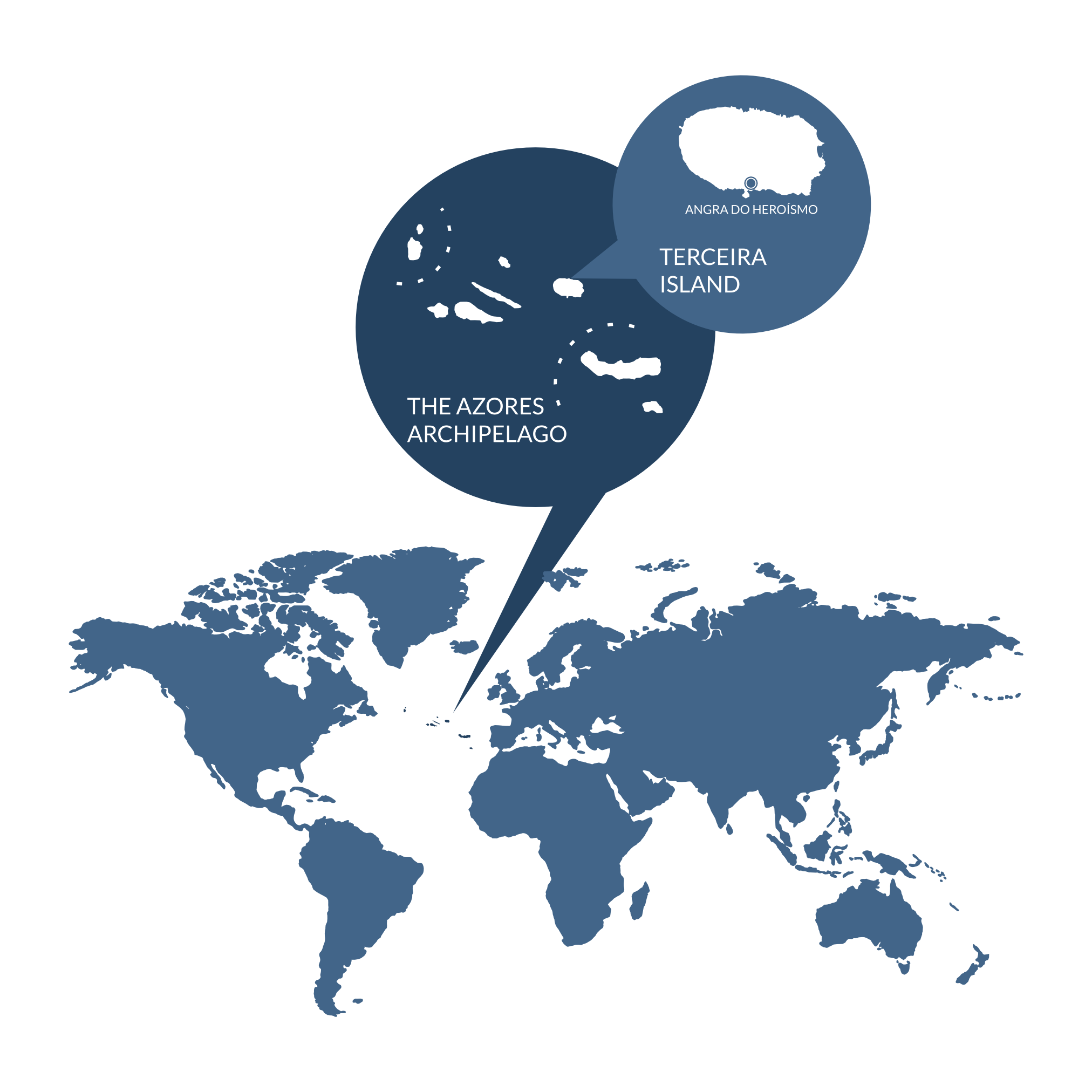 T-shirt Mapa Açores