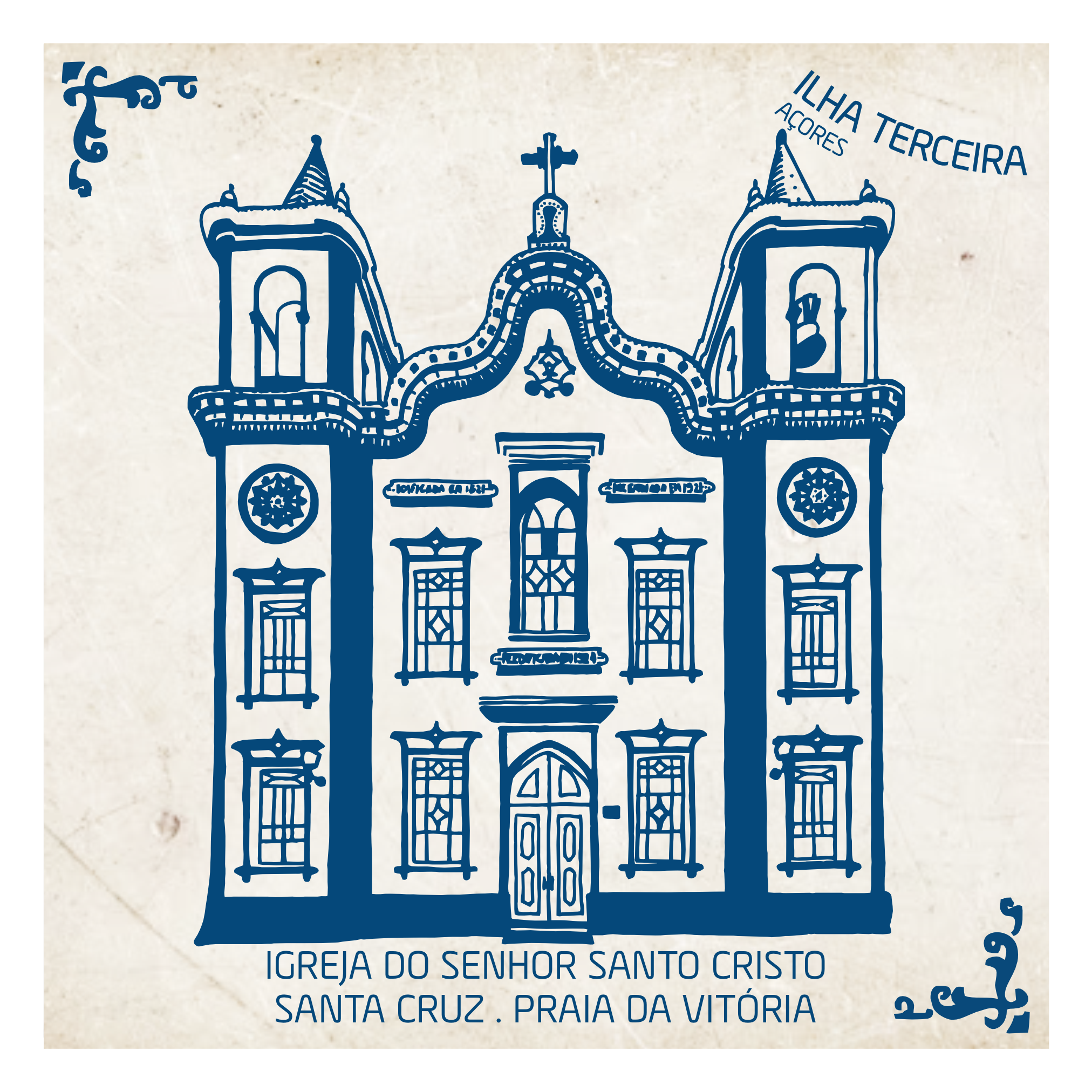 Íman cerâmica Igreja do Senhor Santo Cristo