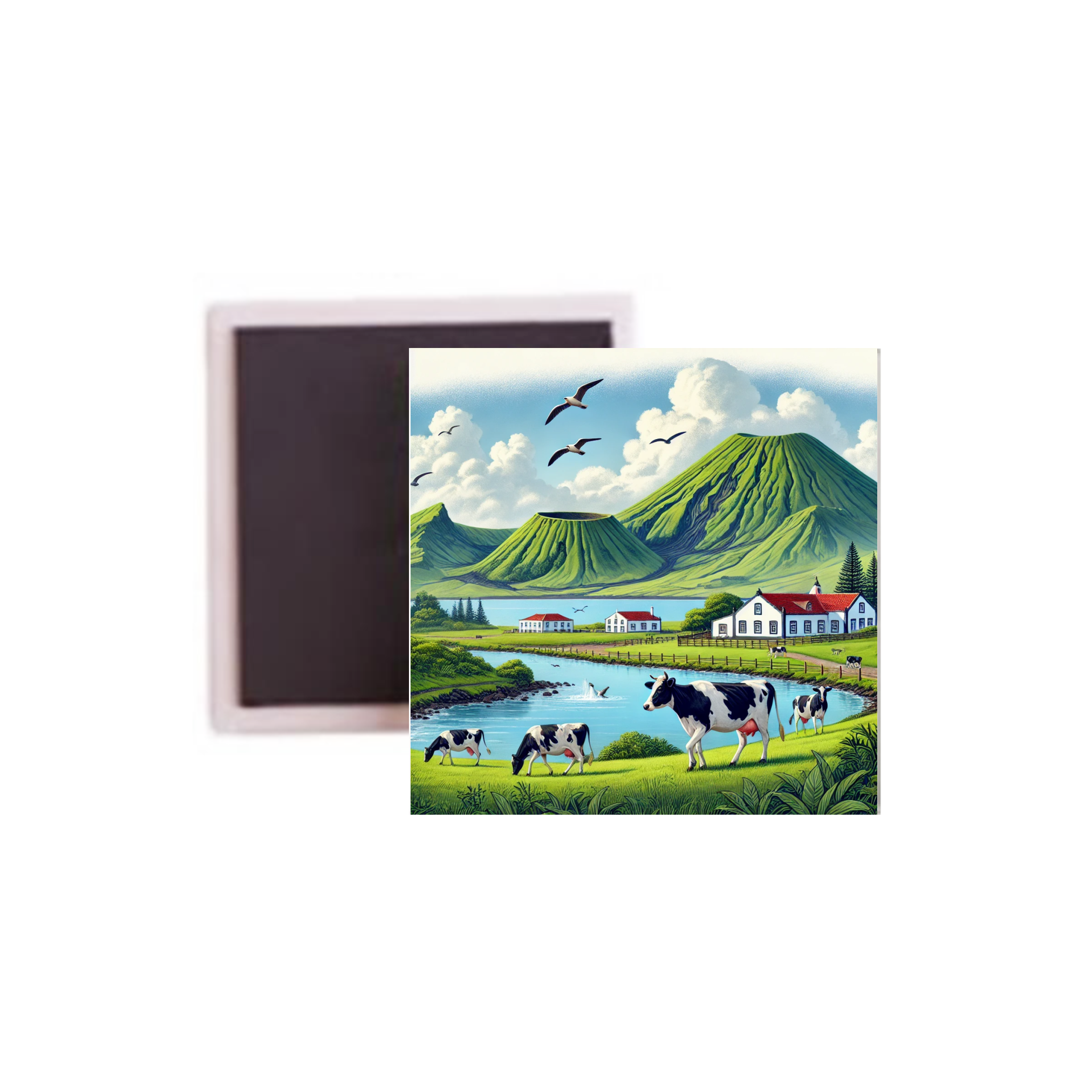 Iman cerâmica Ilustrações Açores
