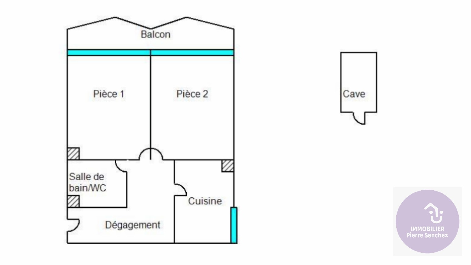 Erstein-Krafft - 2 pièces de 51.45 m² avec terrasse, cave et parking collectif