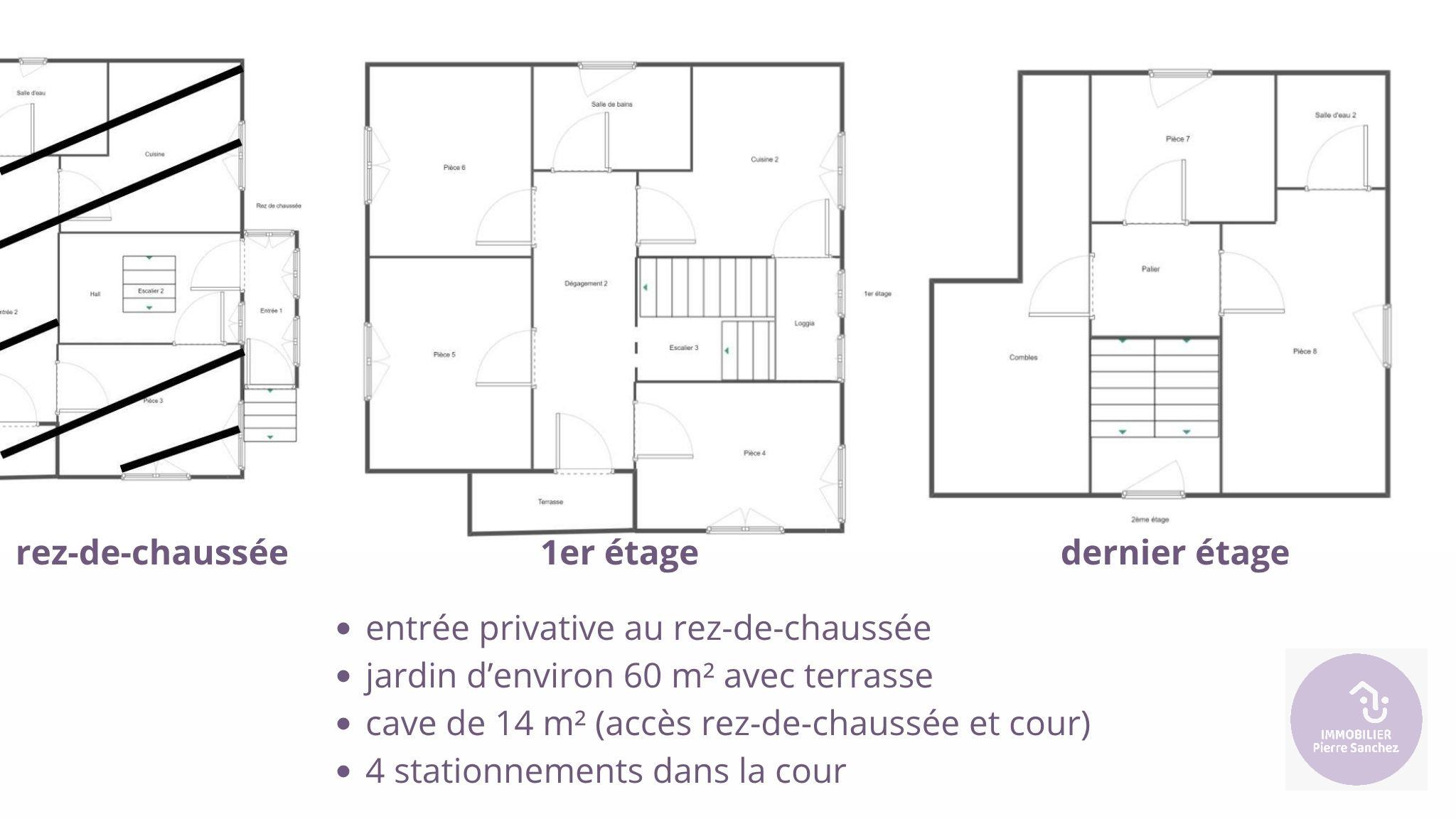 Niederhaslach - duplex 105 m² 5 pièces avec jardin, terrasse et stationnements
