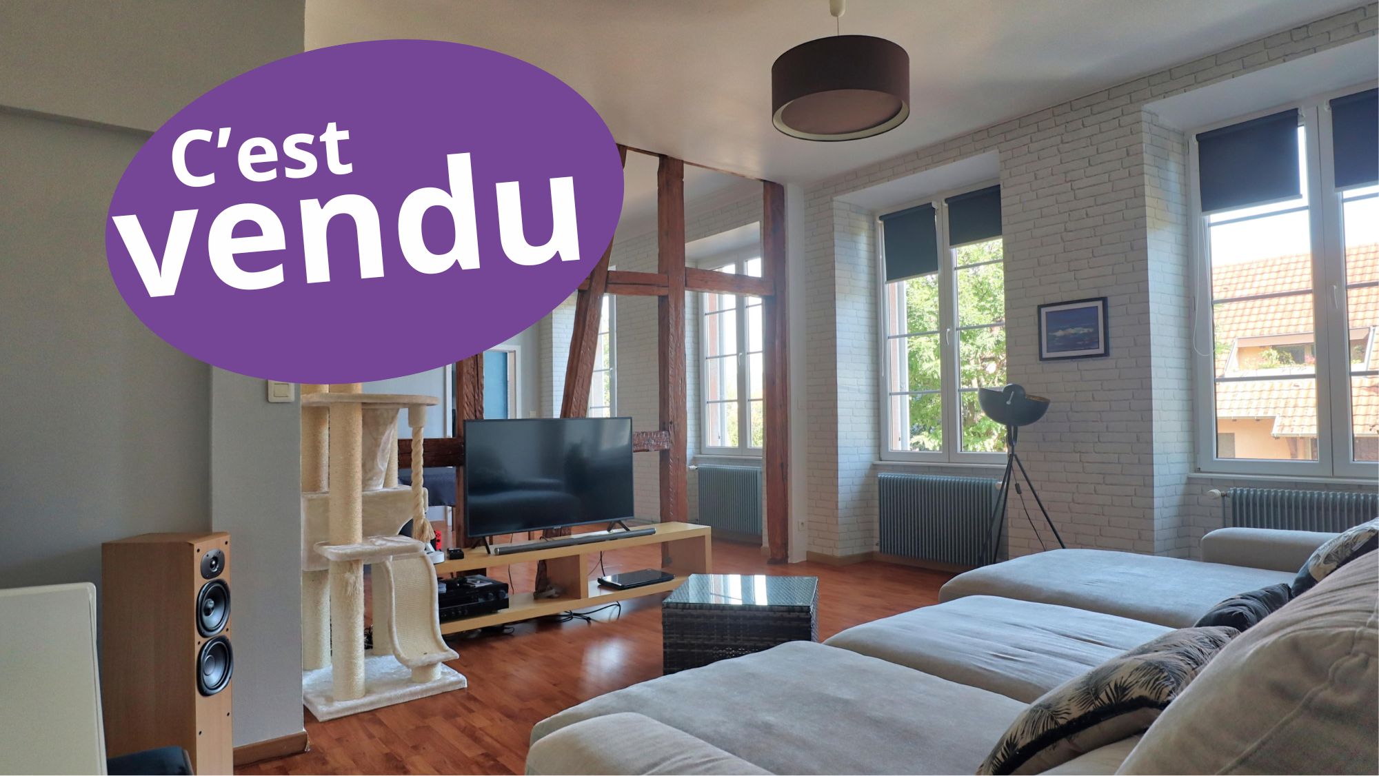 Dorlisheim - spacieux appartement 107.71 m² avec garage