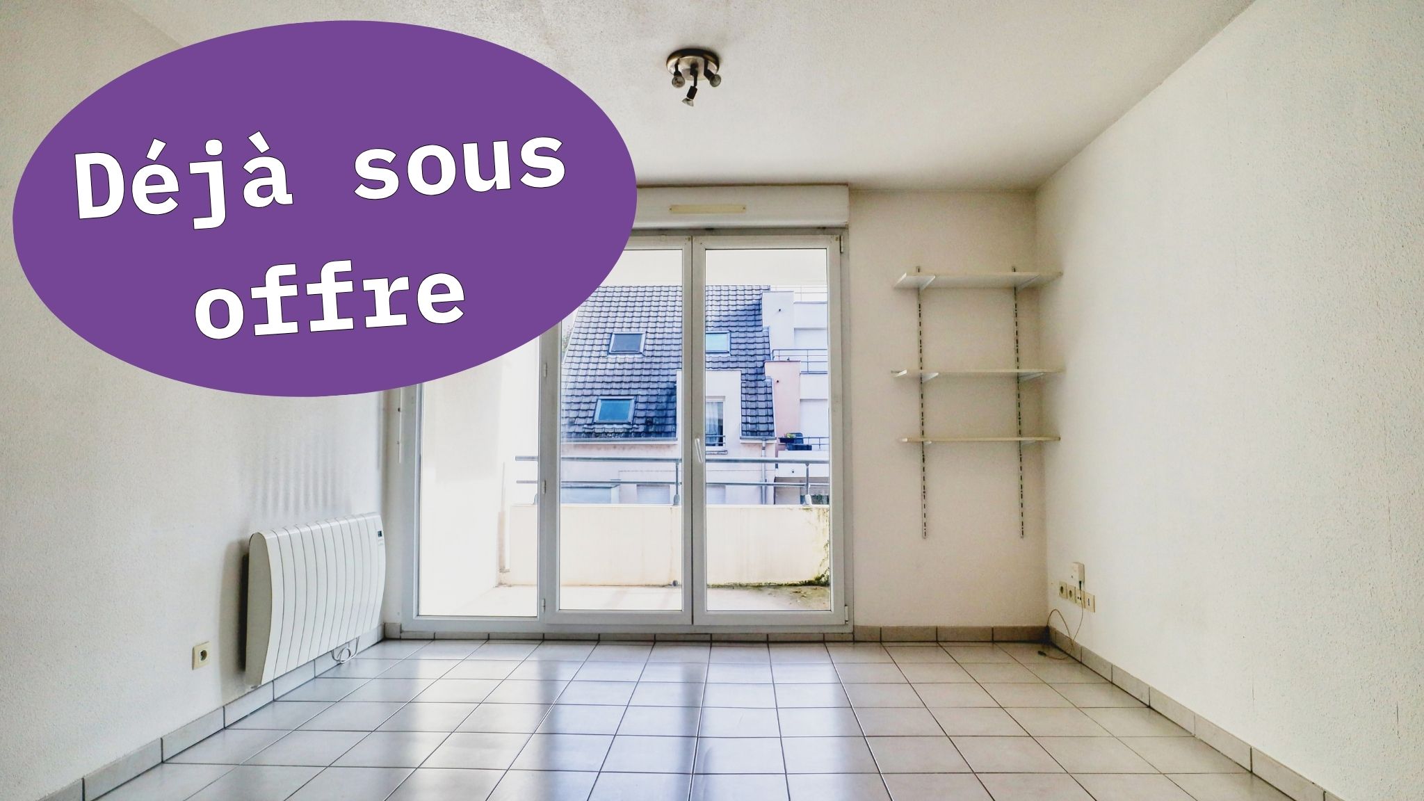 Erstein - appartement 2 pièces avec balcon et parking