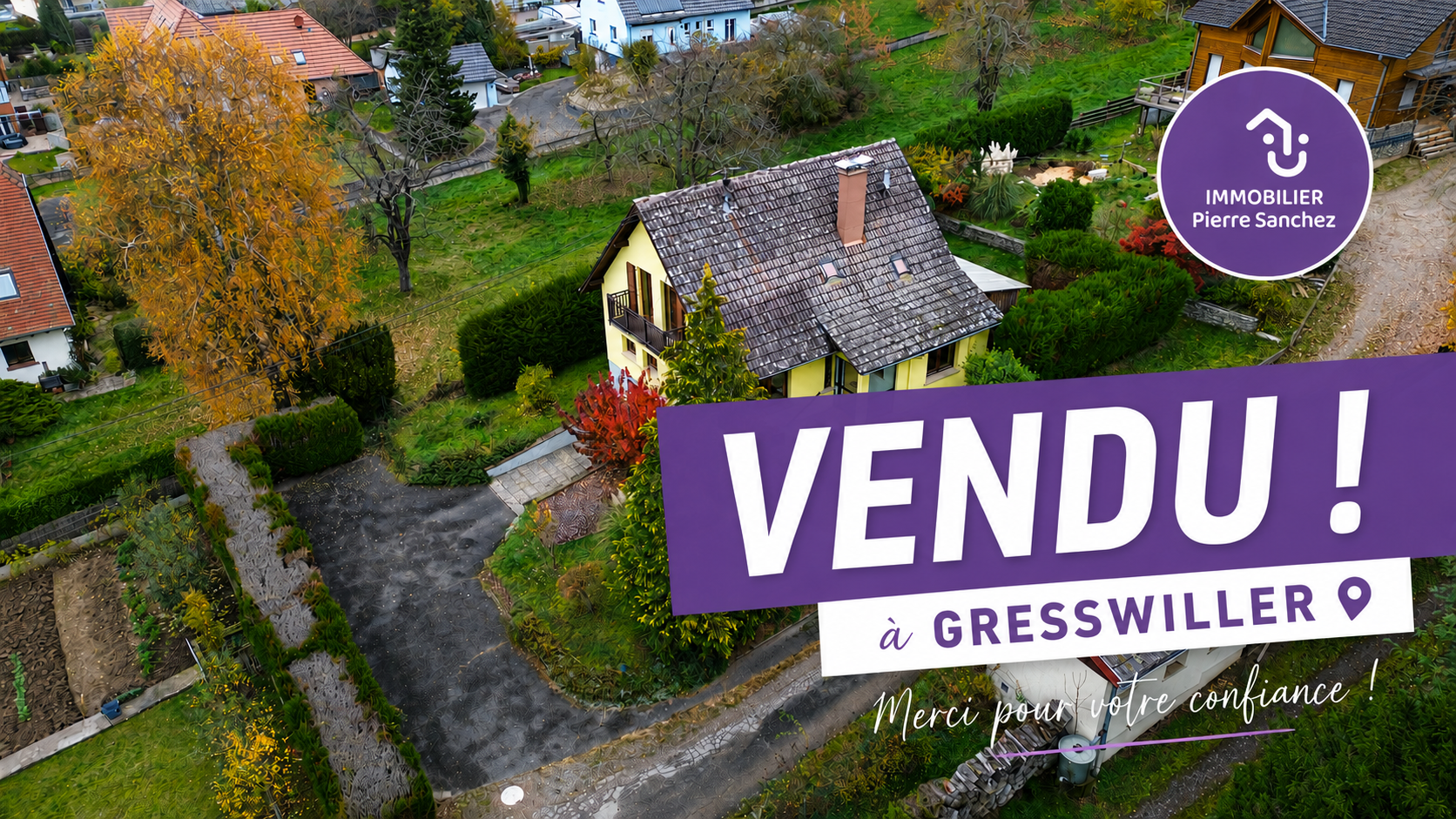 Gresswiller - maison 5 pièces 124.40 m² avec jardin bâtie sur un terrain de 7 ares 55