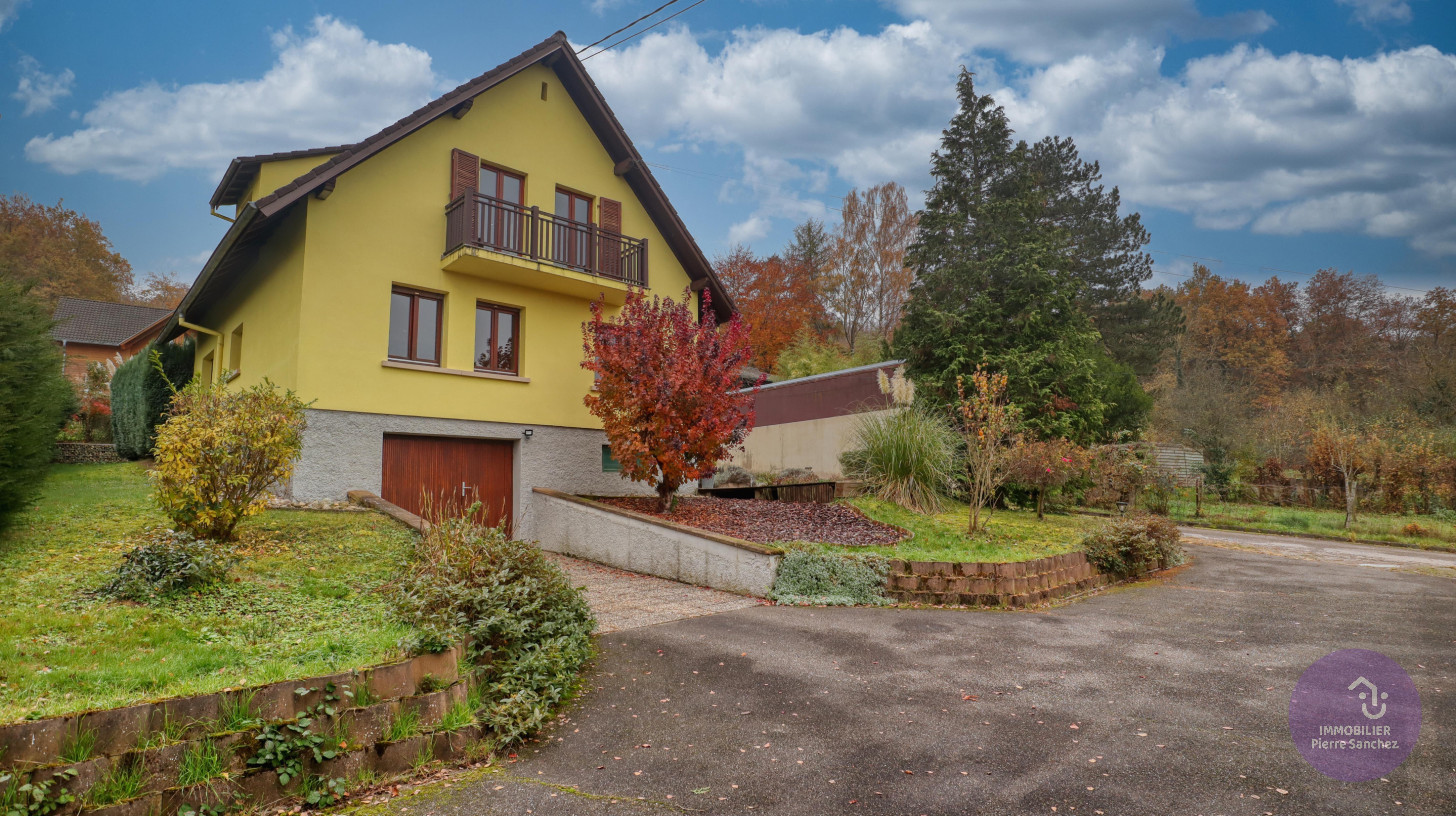 Gresswiller - maison 5 pièces 124.40 m² avec jardin bâtie sur un terrain de 7 ares 55