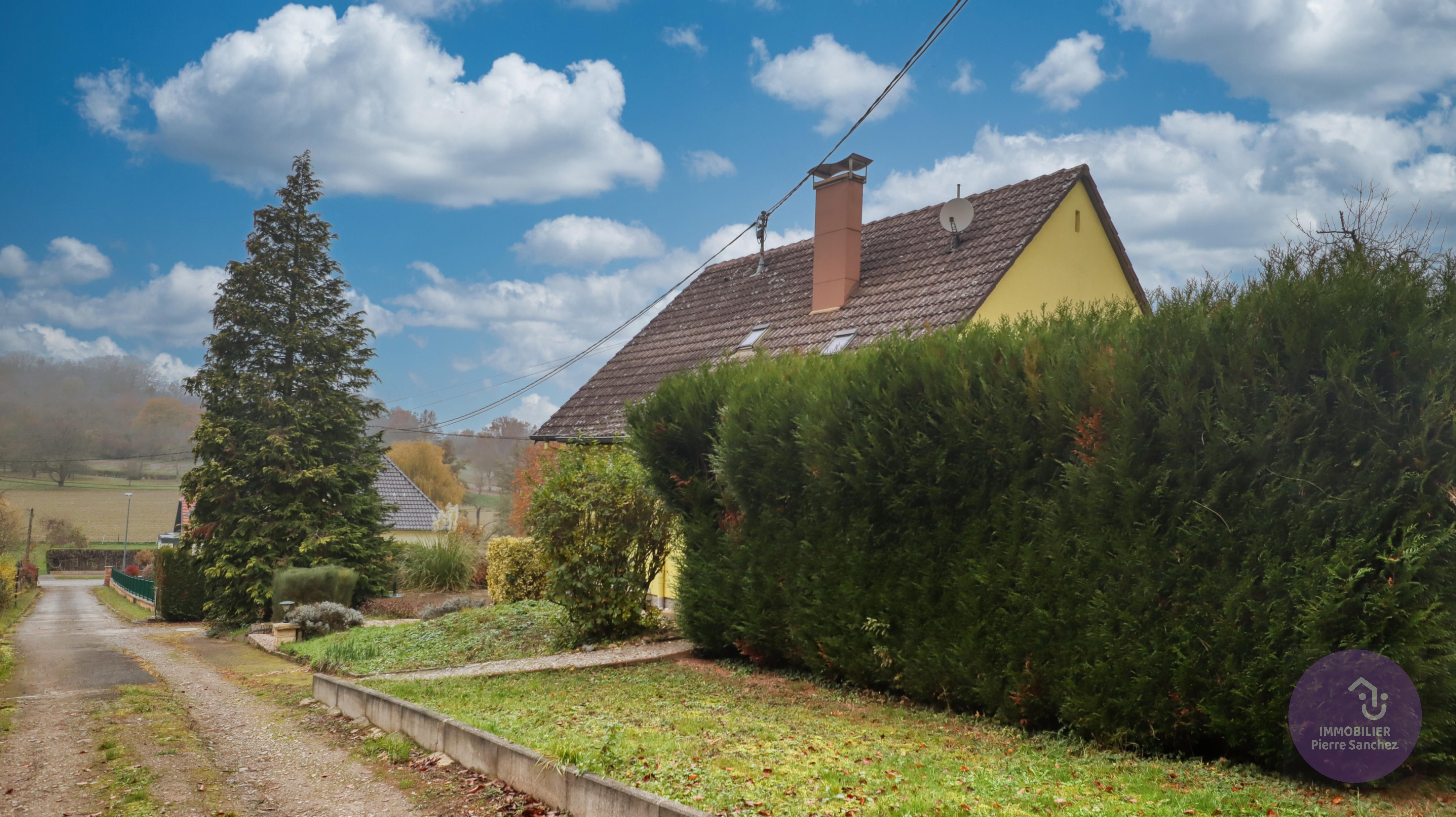 Gresswiller - maison 5 pièces 124.40 m² avec jardin bâtie sur un terrain de 7 ares 55