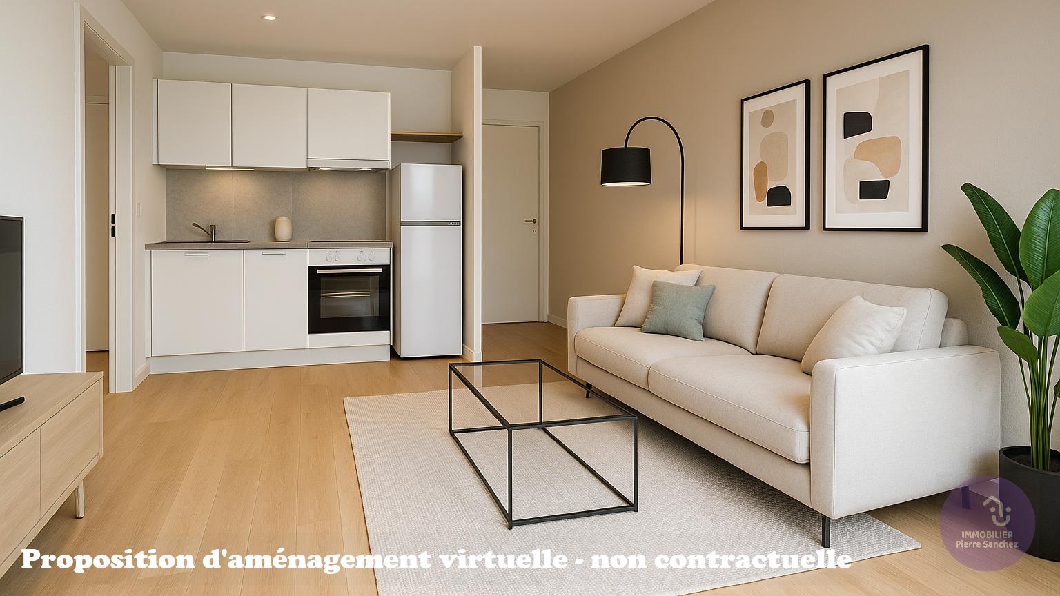 Erstein - appartement 2 pièces avec balcon et parking