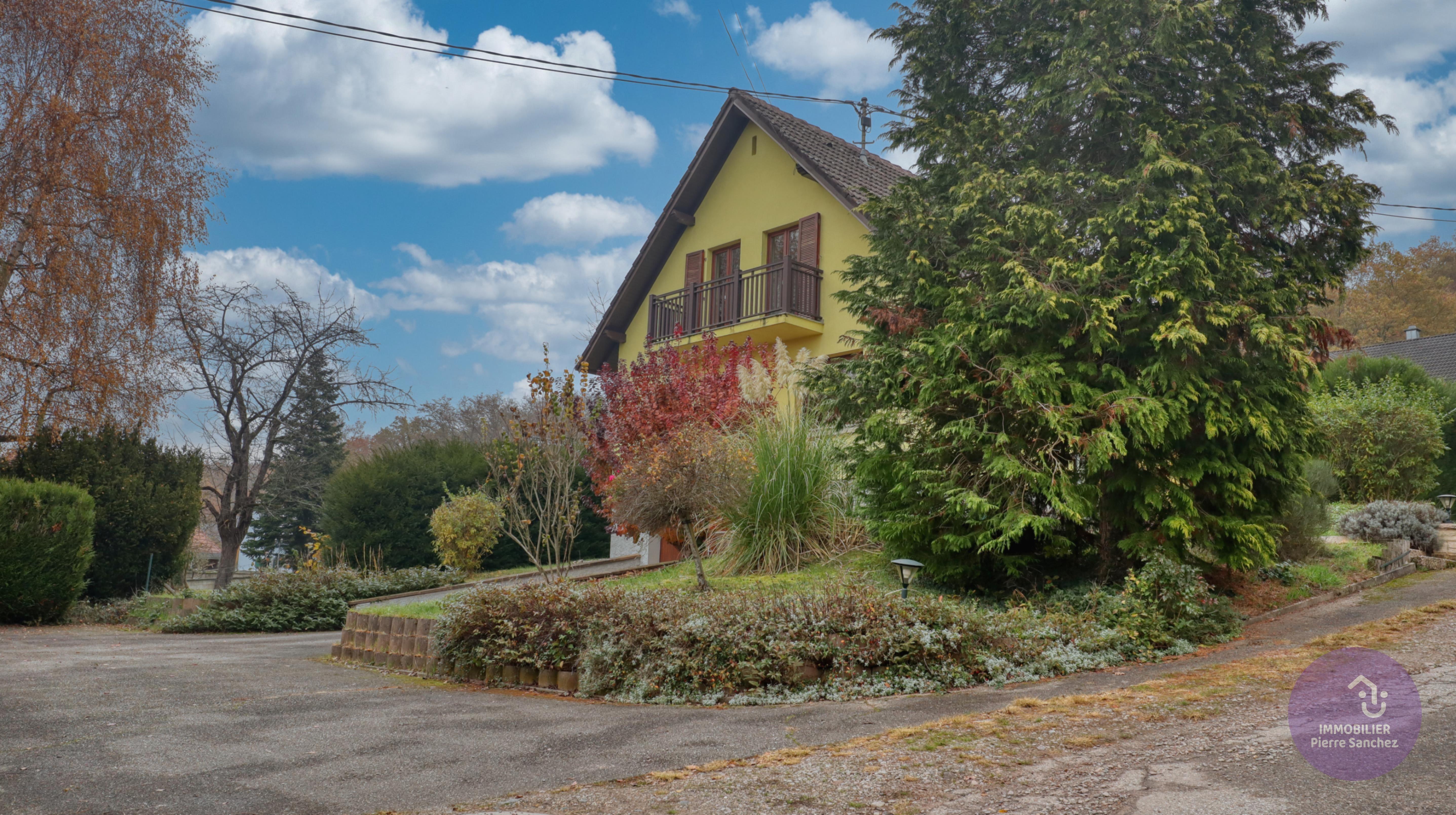 Gresswiller - maison 5 pièces 124.40 m² avec jardin bâtie sur un terrain de 7 ares 55