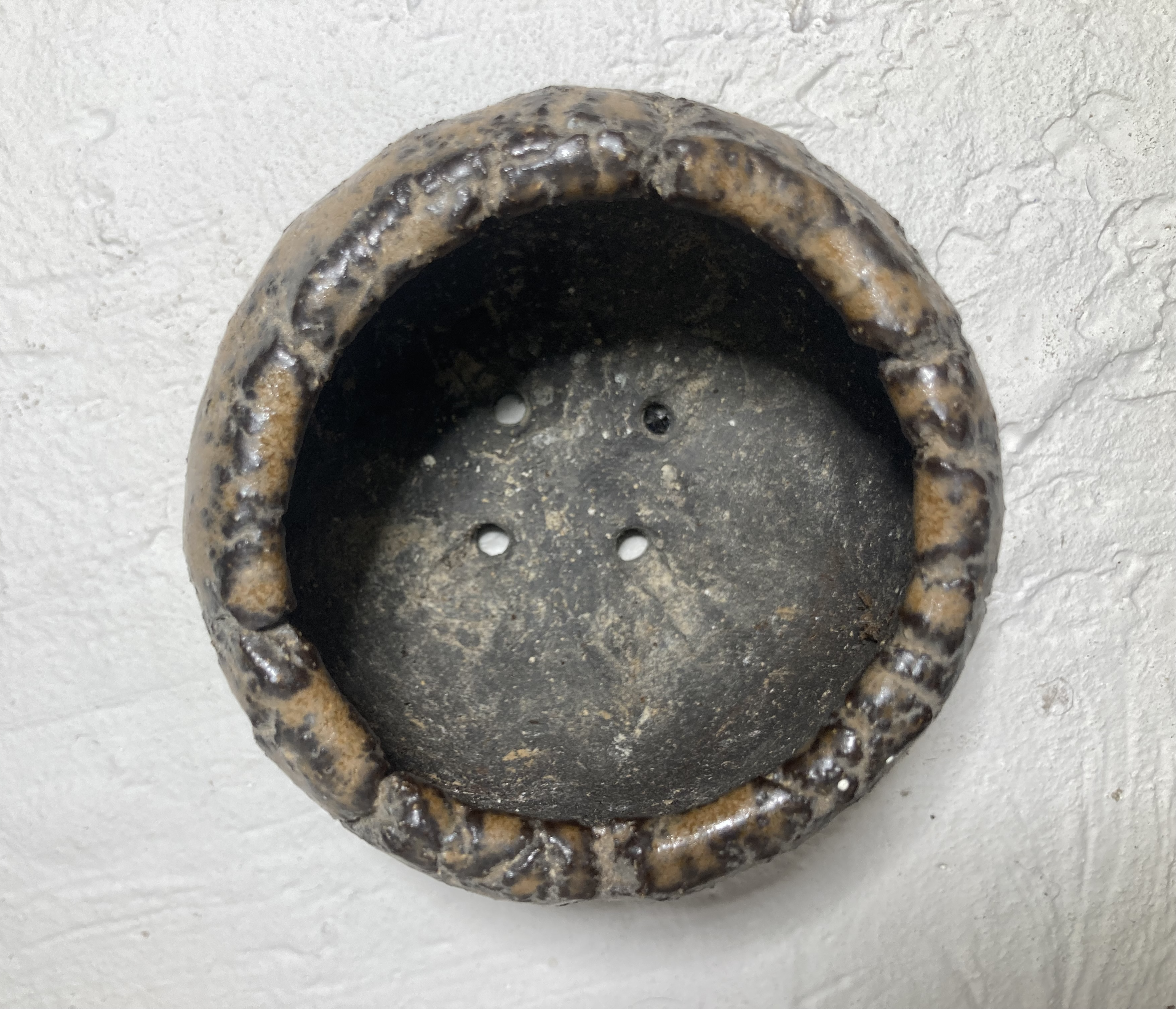 Pot Kusamono brun vernis