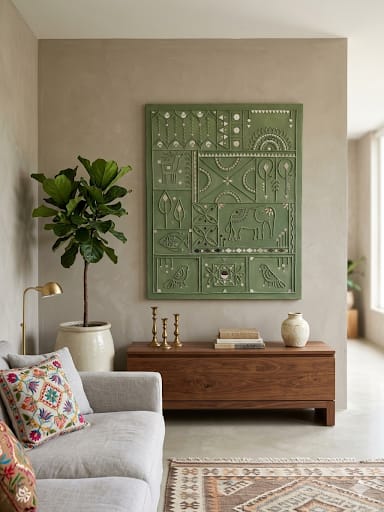 Lippan art panel