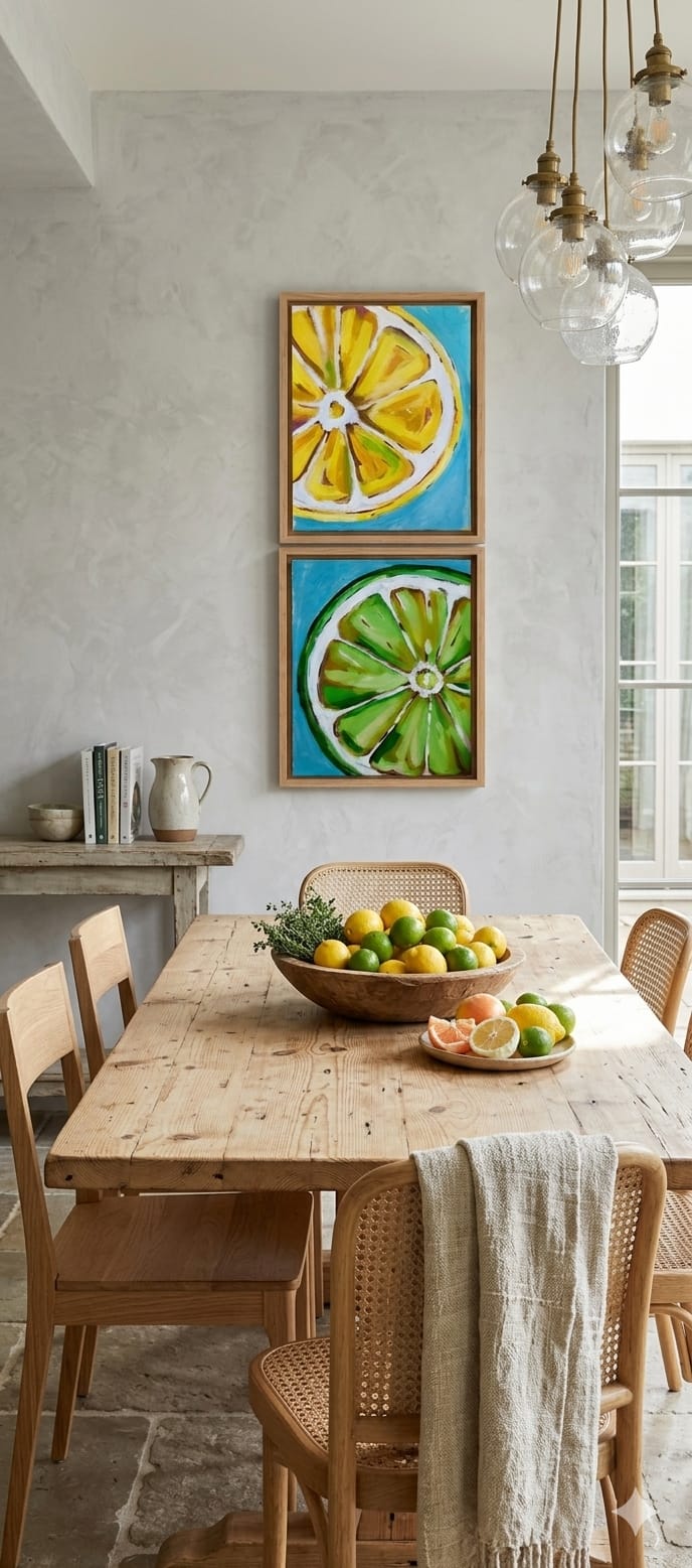 Citrus Duo modern Art