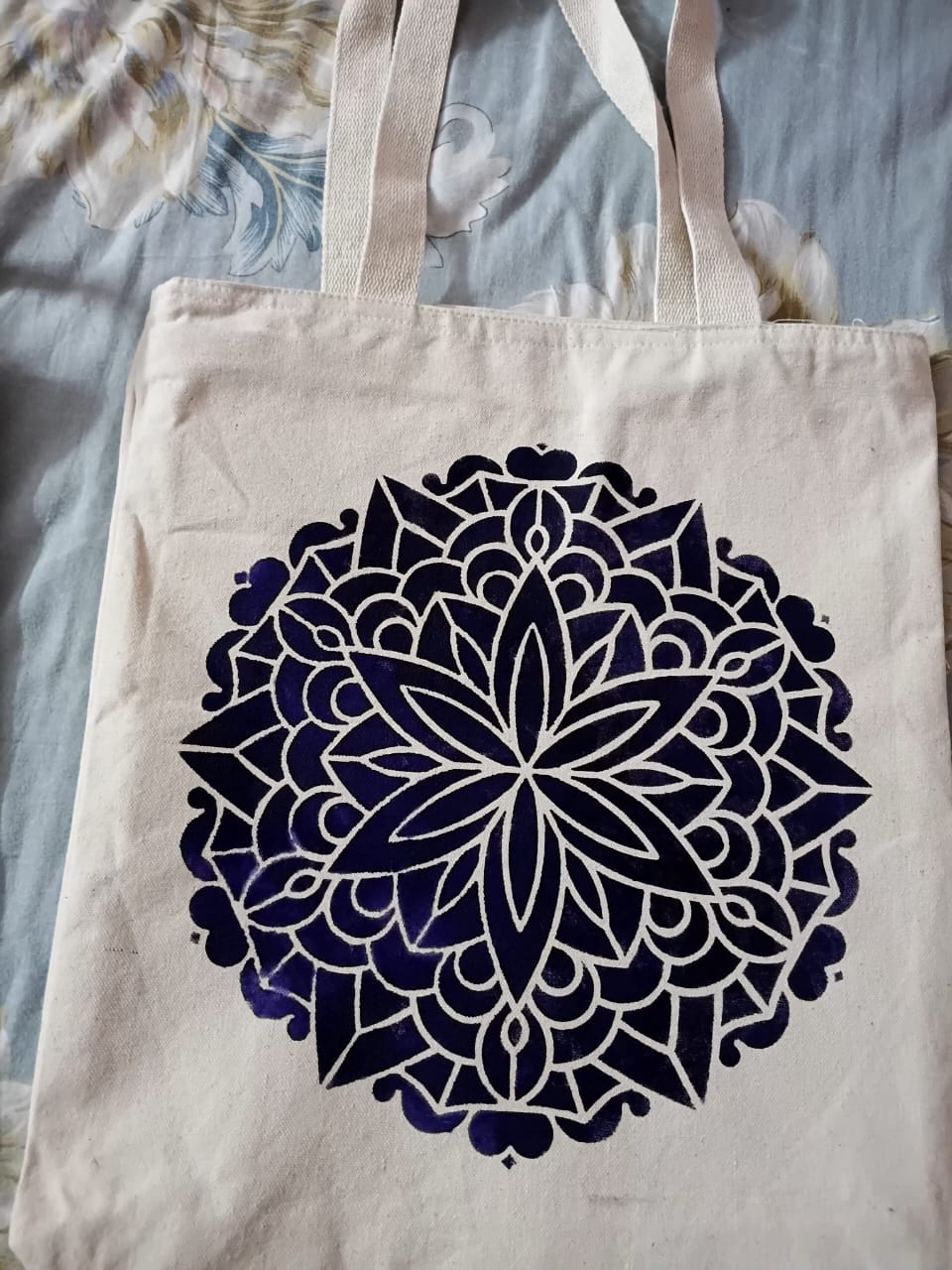 Canvas Tote Bag with zipper