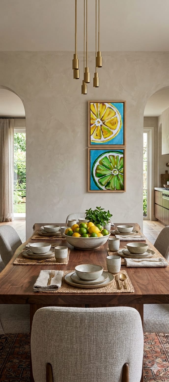 Citrus Duo modern Art