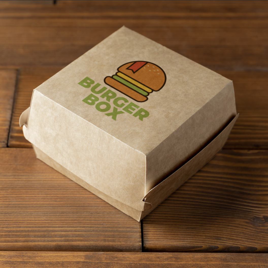 Caja hamburguesa modelo Concha