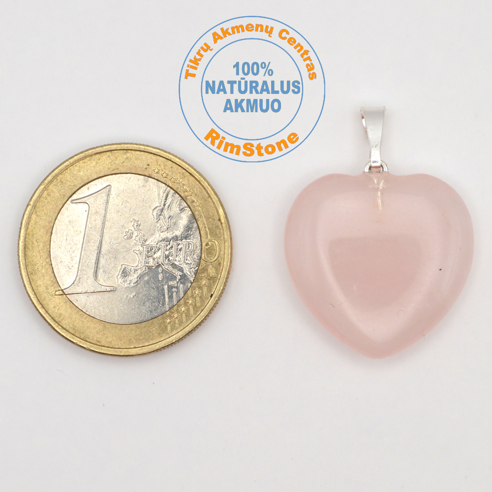 Rožinis kvarcas 20 mm