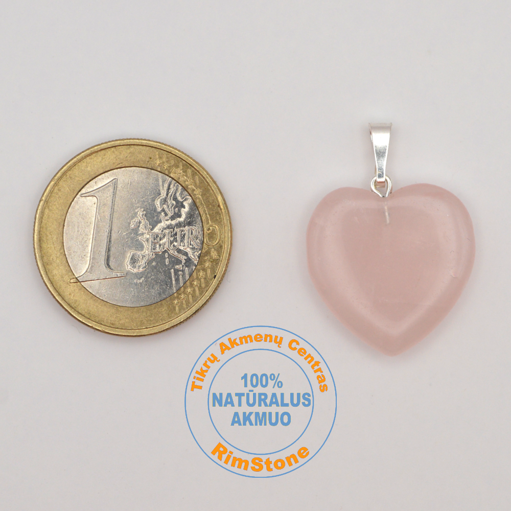 Rožinis kvarcas 20 mm