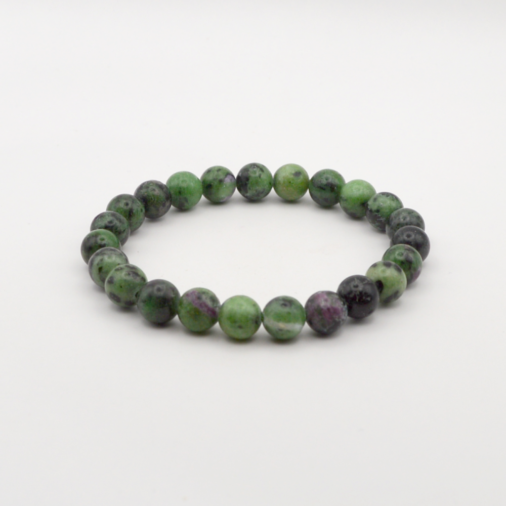Aniolitas (Coizitas su Rubinu) 8 mm / 17 cm