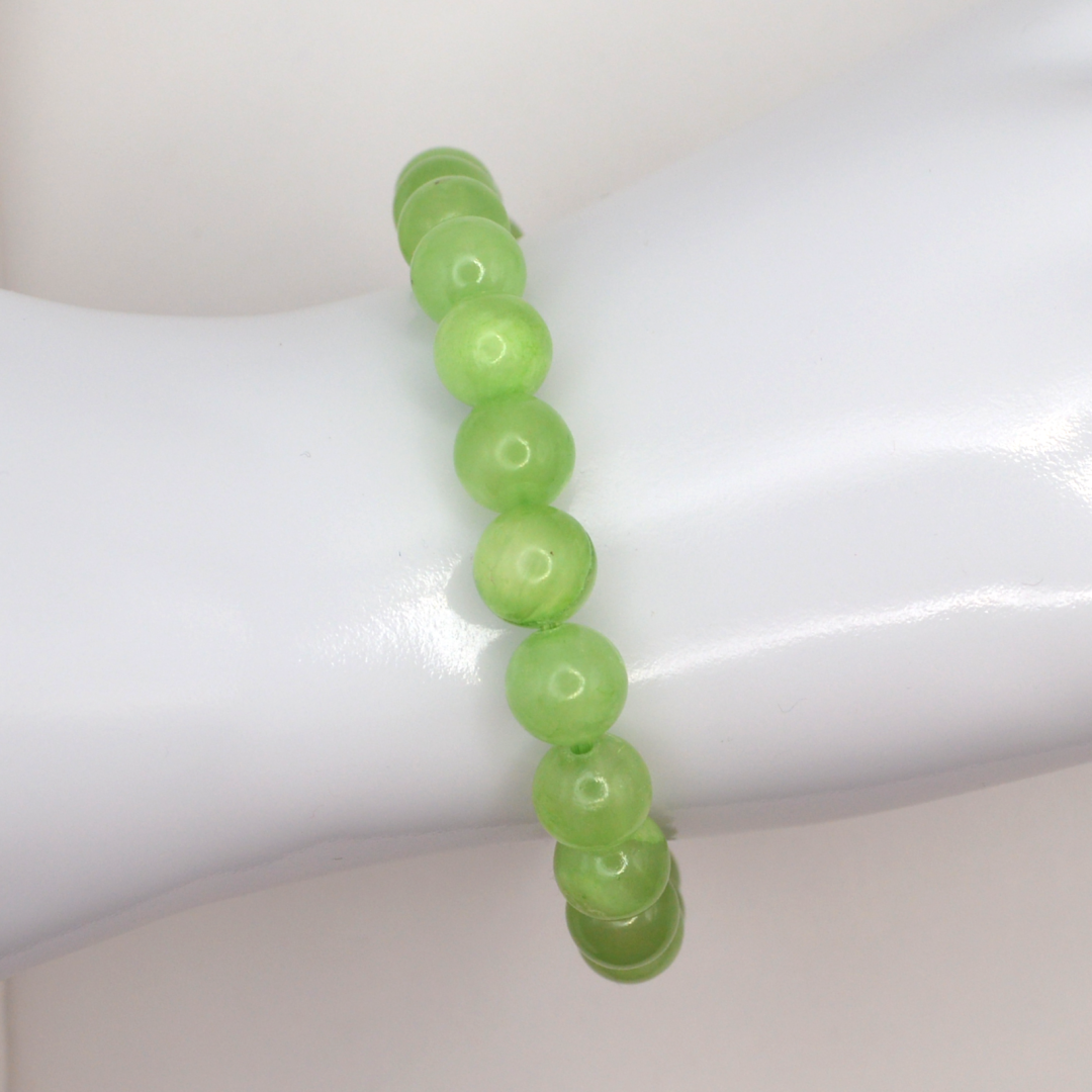 Žaliasis kalcitas 8 mm / 17 cm